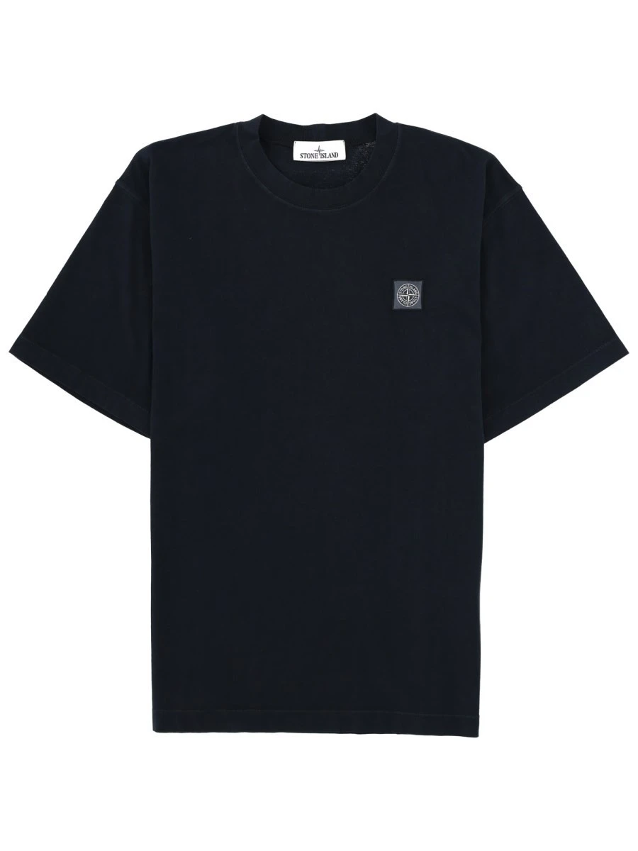 T-SHIRT WITH LOGO PATCH