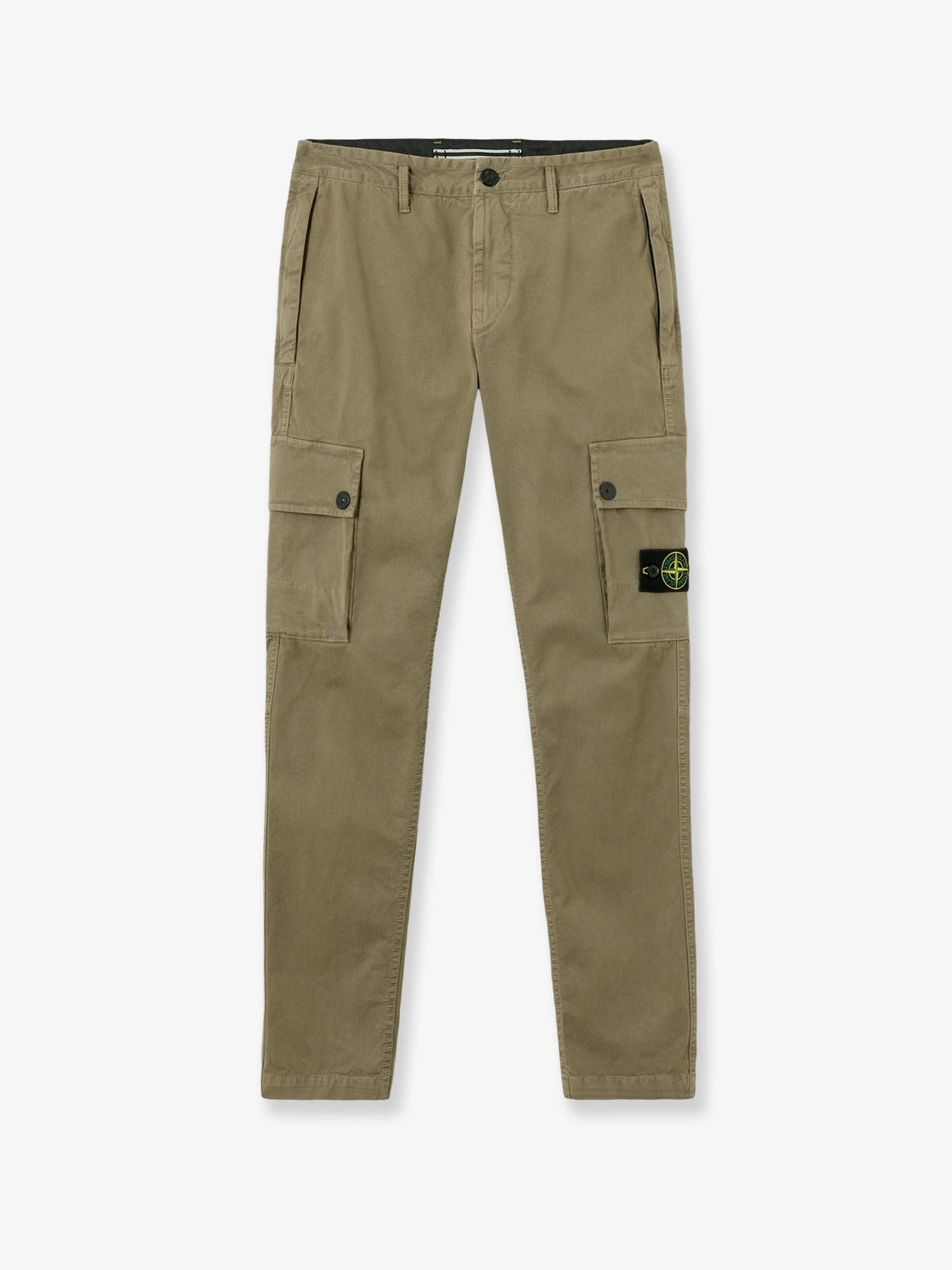 Cotton blend cargo trousers