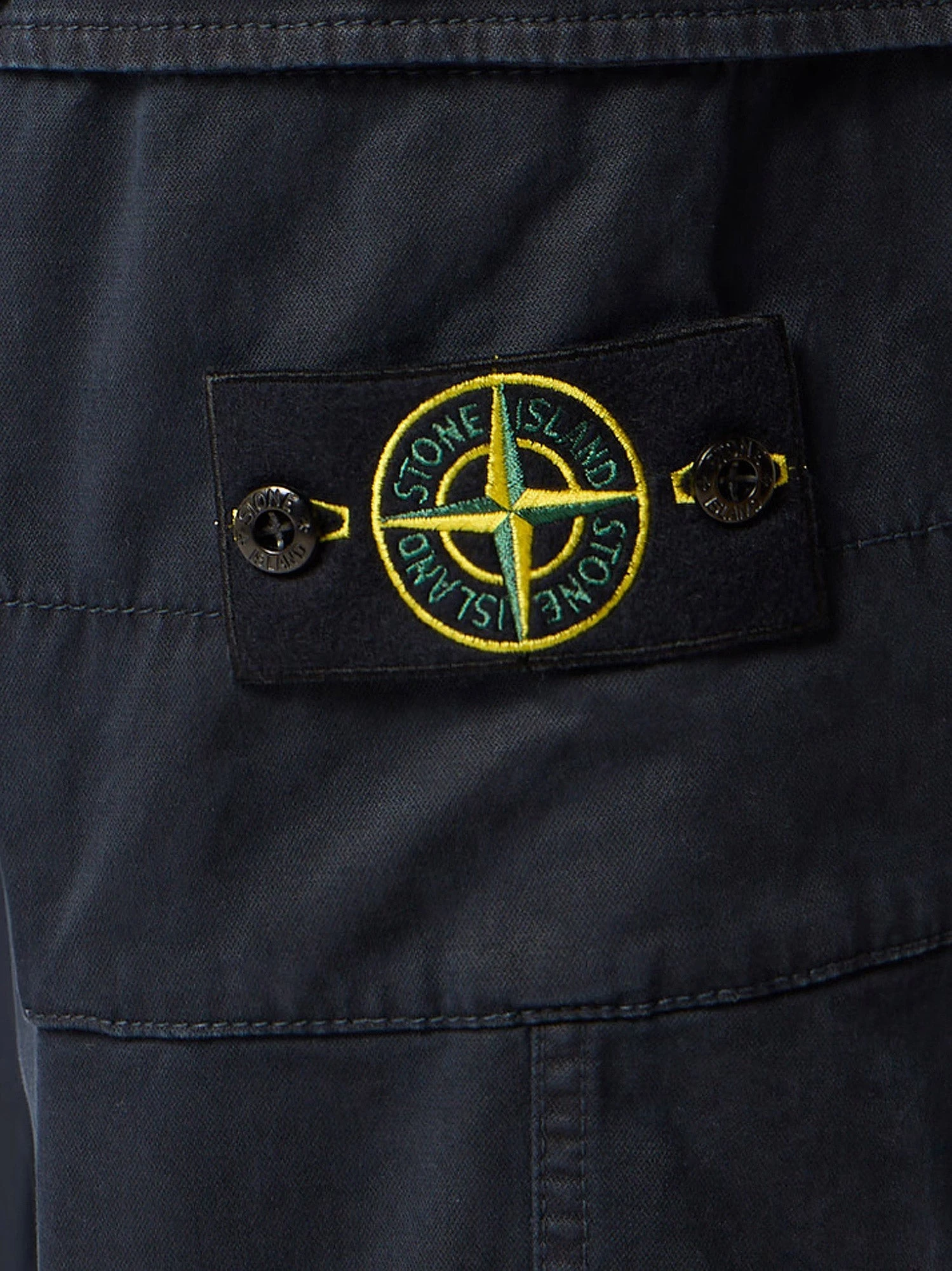 Cotton blend cargo trousers