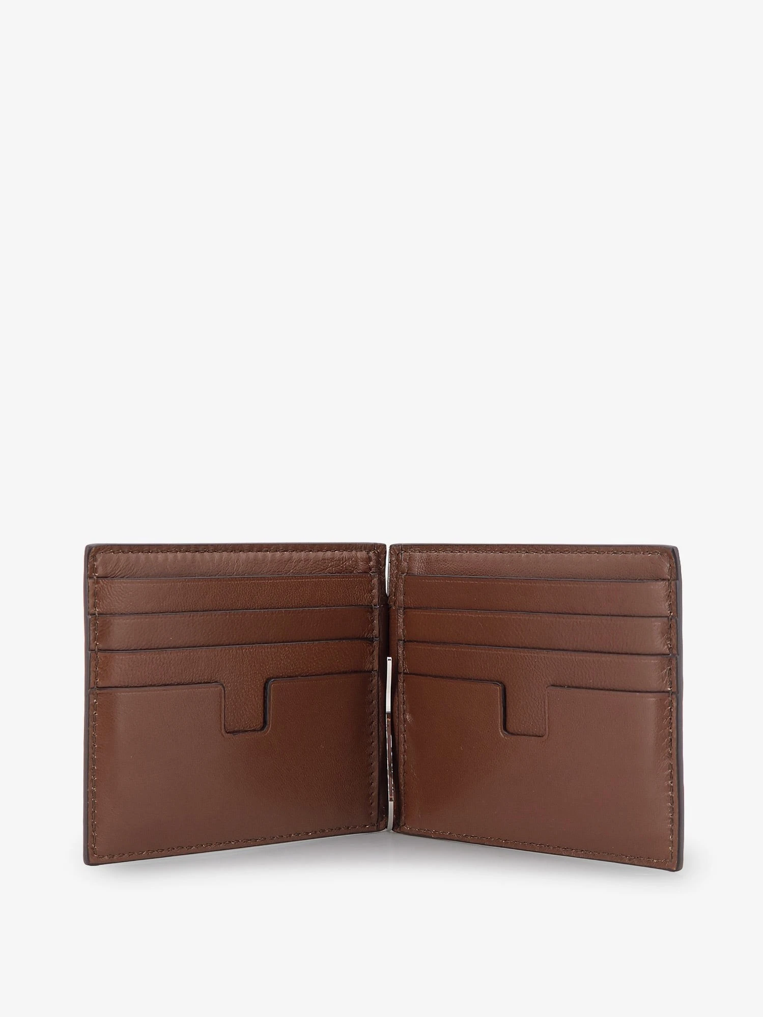 T-Line Money Clip Leather Wallet