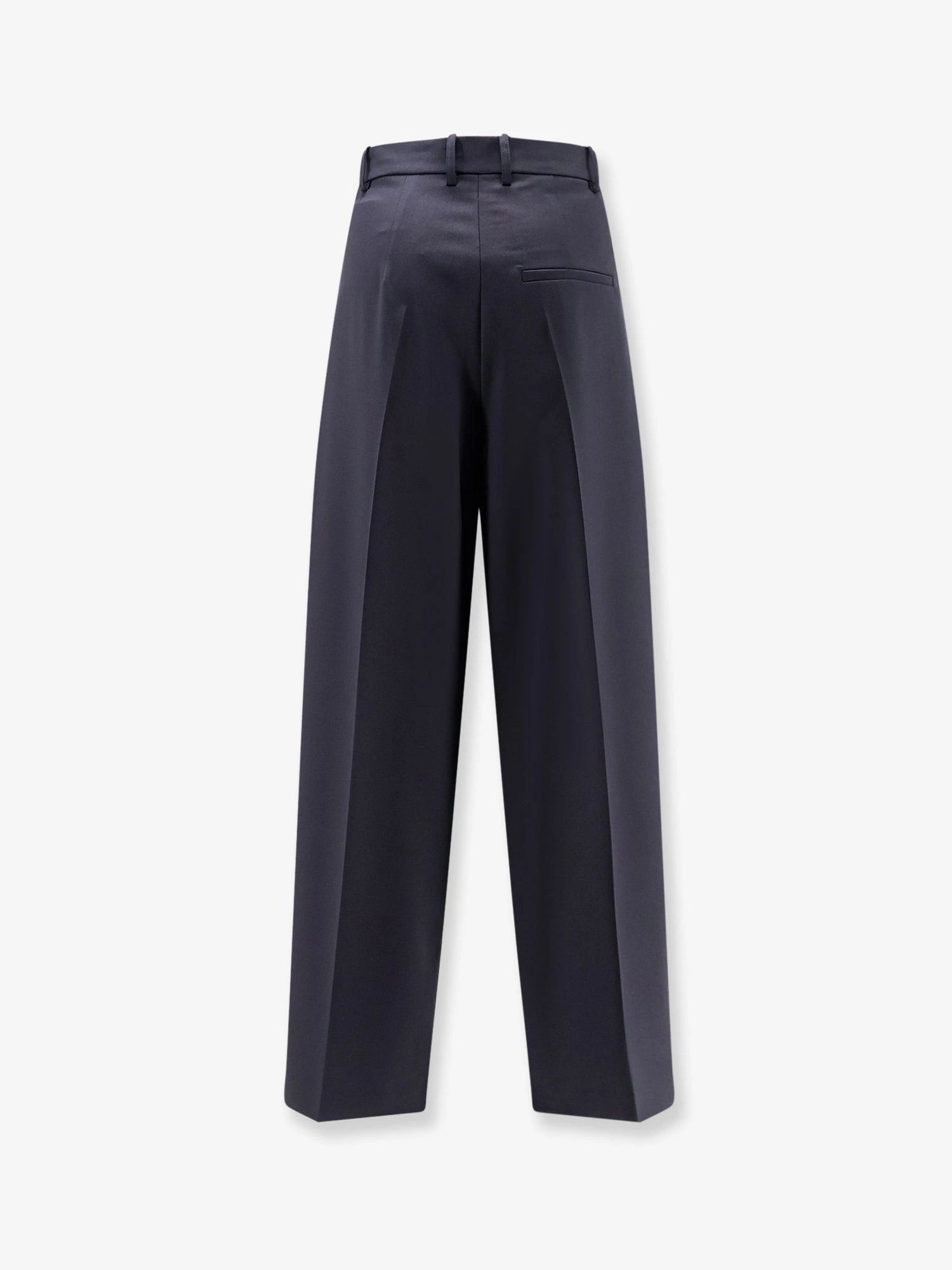 Wool blend trousers with pinces