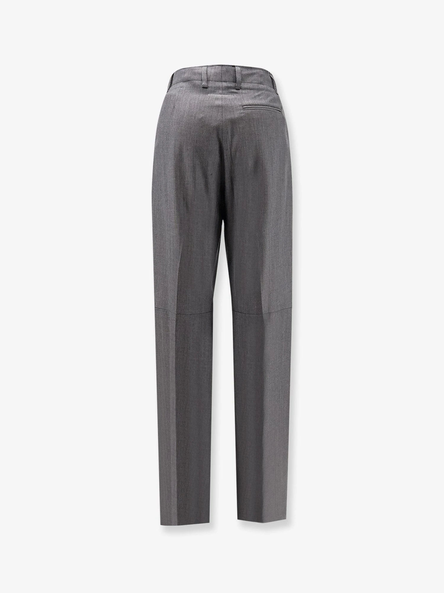 Virgin wool and cotton trousers