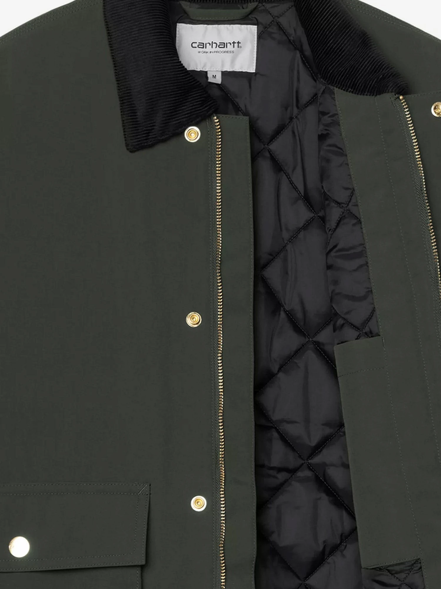 Quentin nylon jacket with embroidered logo on the front