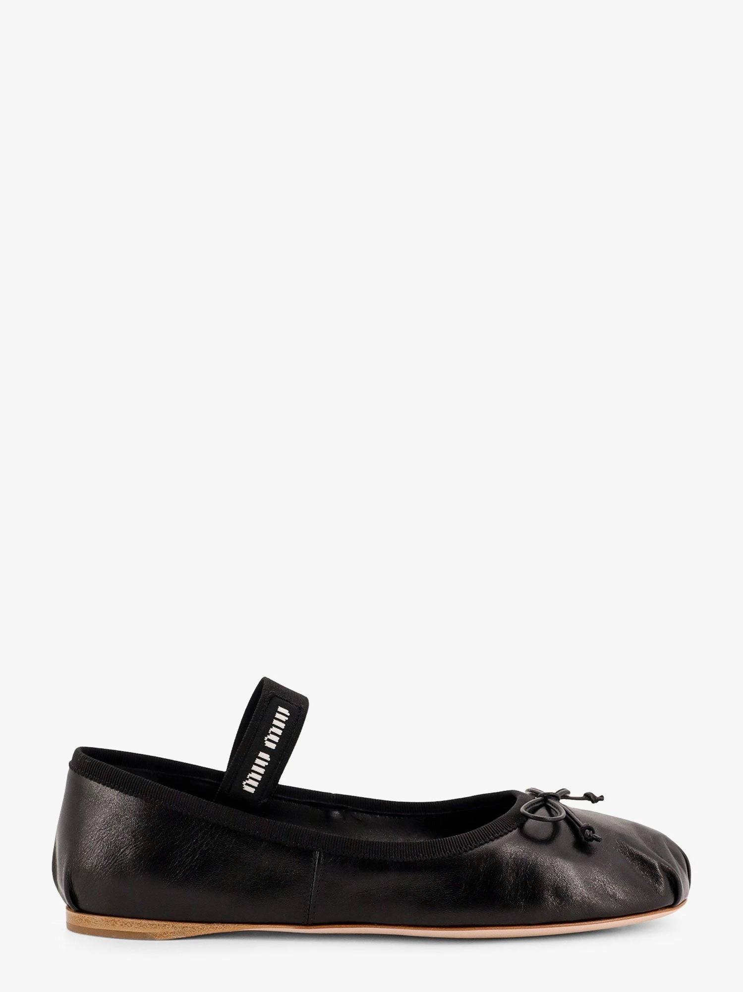 Leather ballet flats