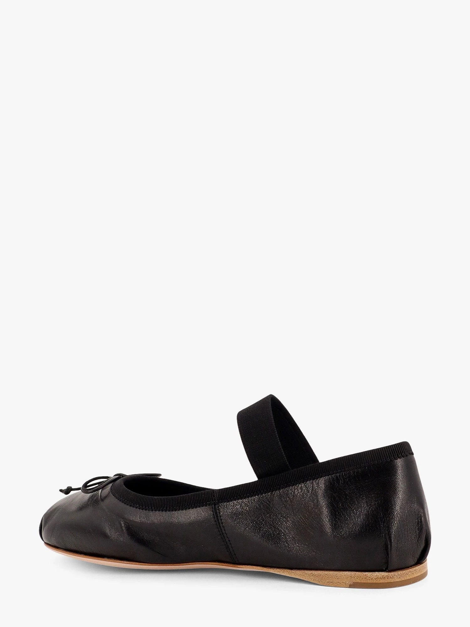 Leather ballet flats