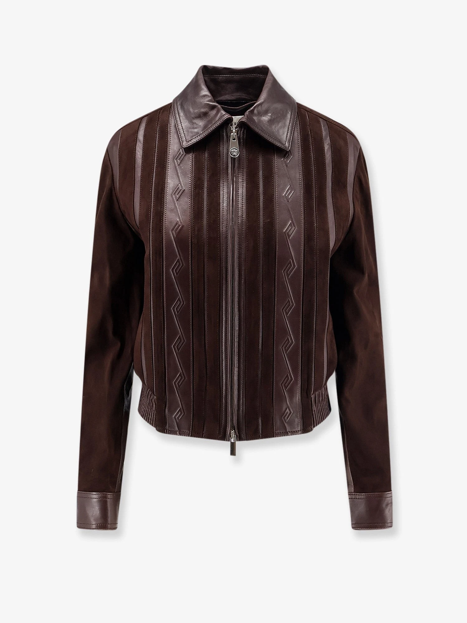 Leather and suede jacket