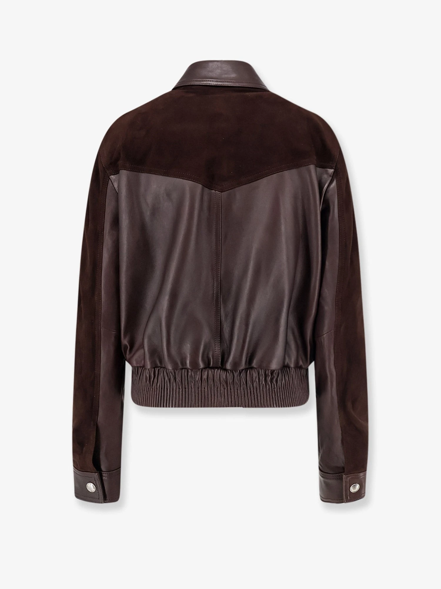 Leather and suede jacket