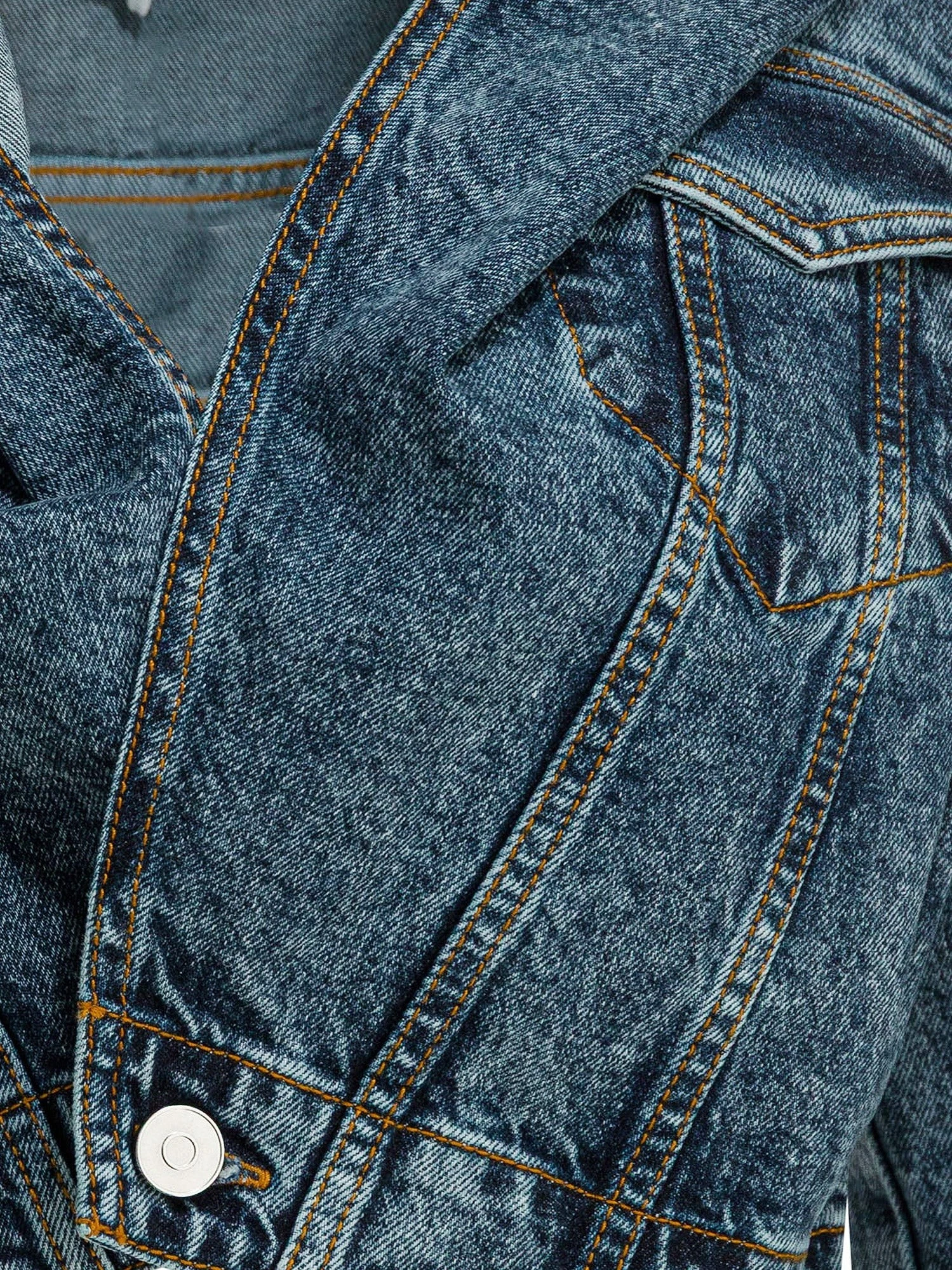 Hooded denim jacket