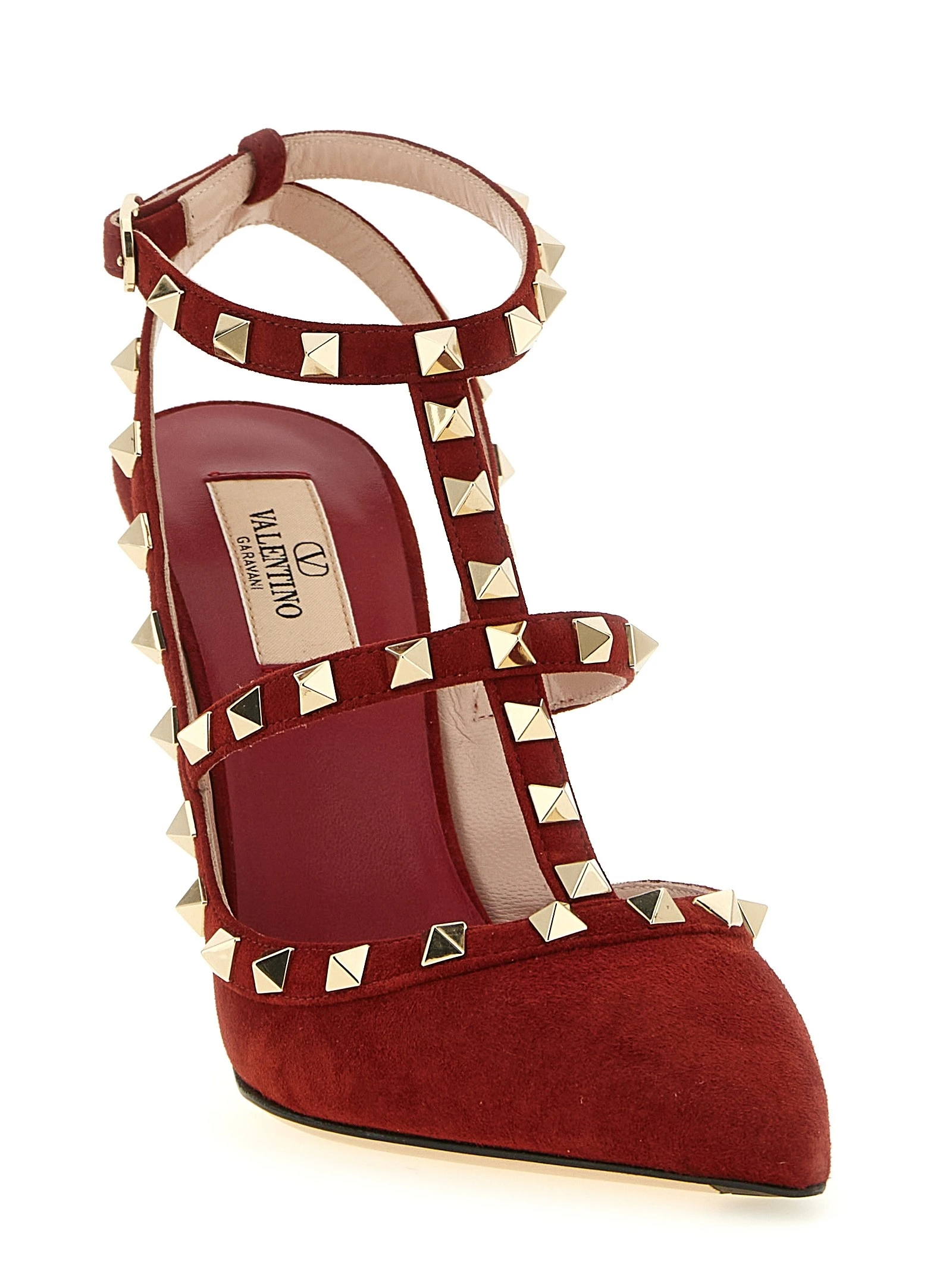 Valentino Garavani 'Rockstud'ankle strap pumps