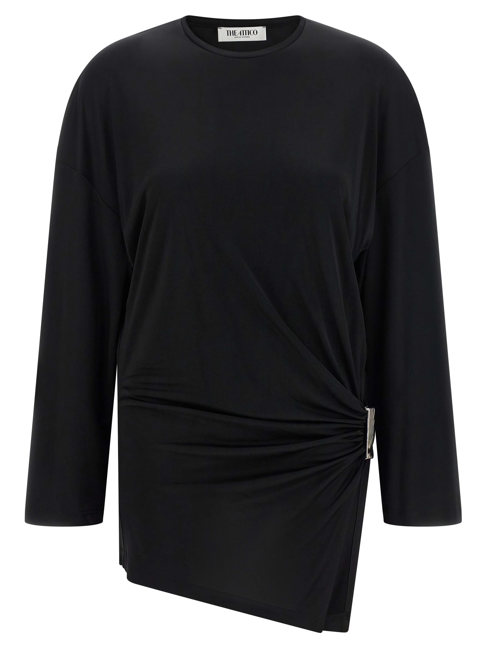 Metallic detail dress