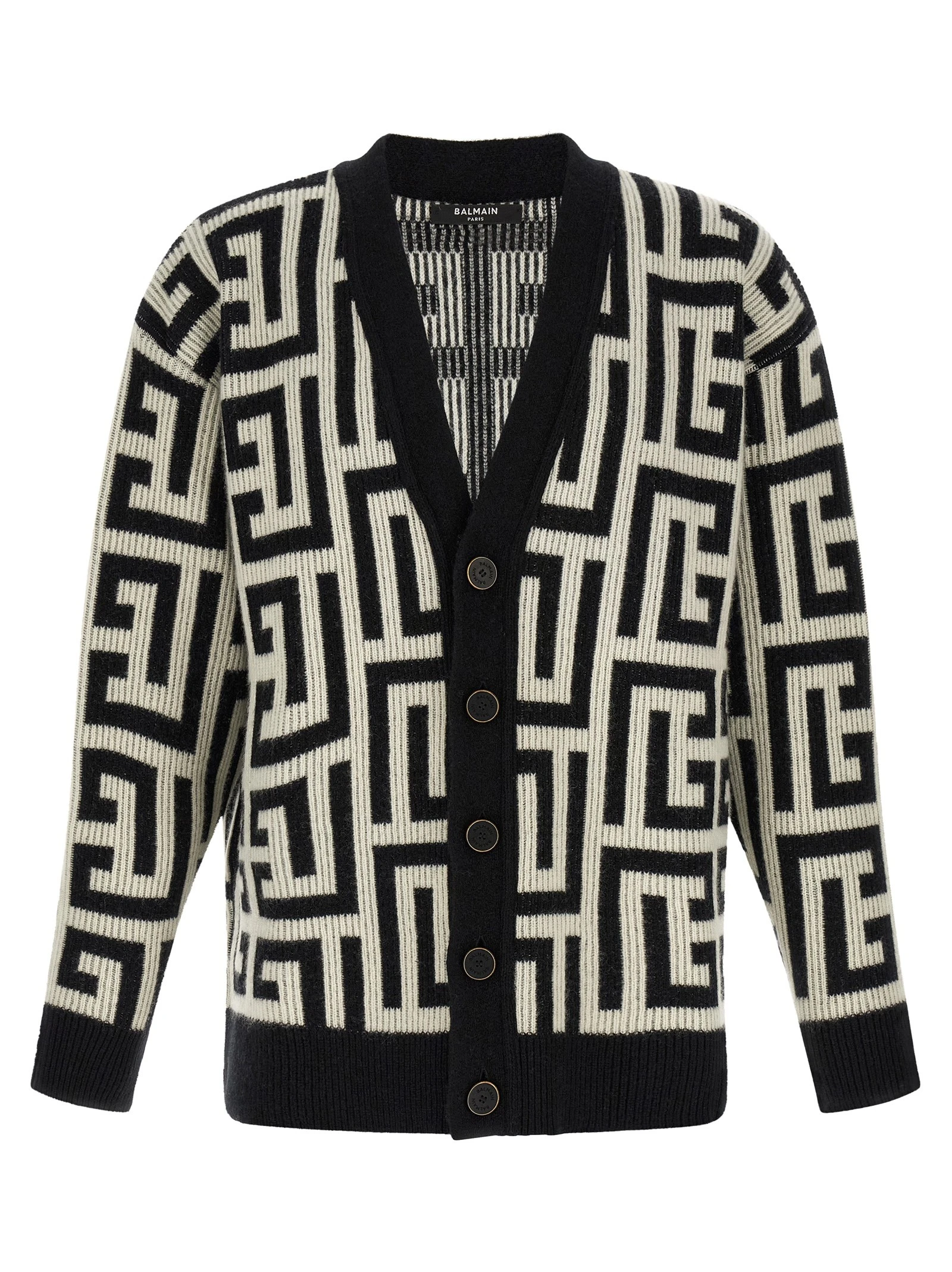 Monogram macro cardigan