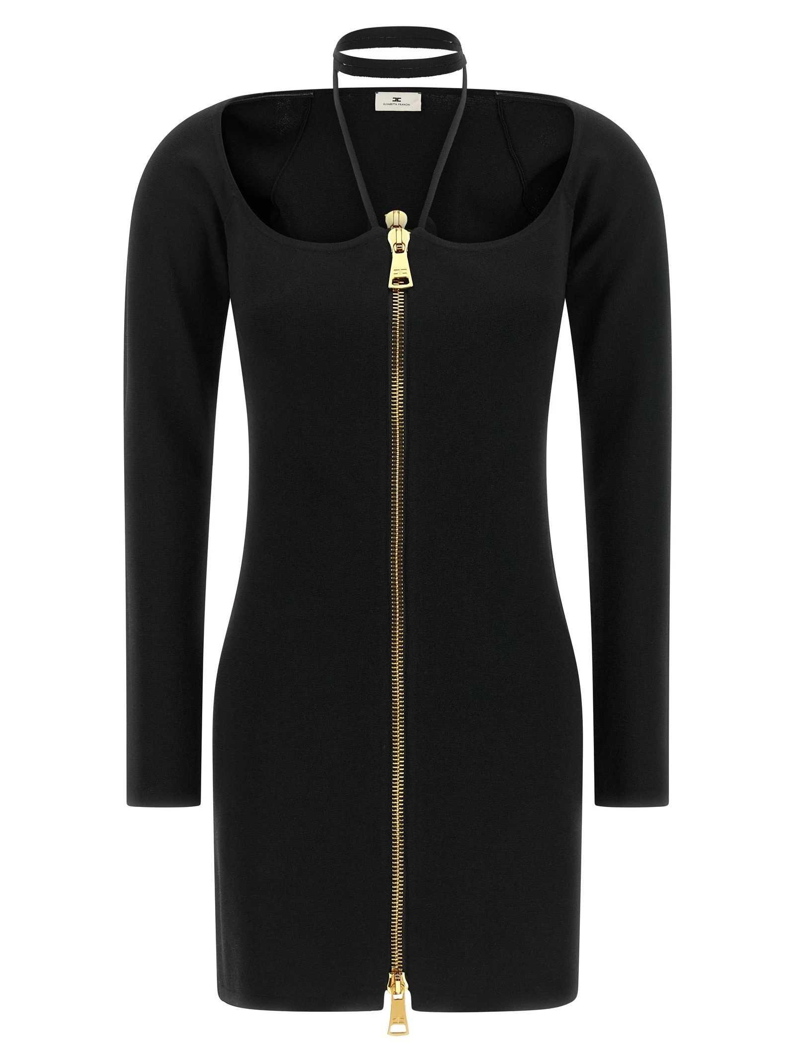 Fabric stitch knit dress