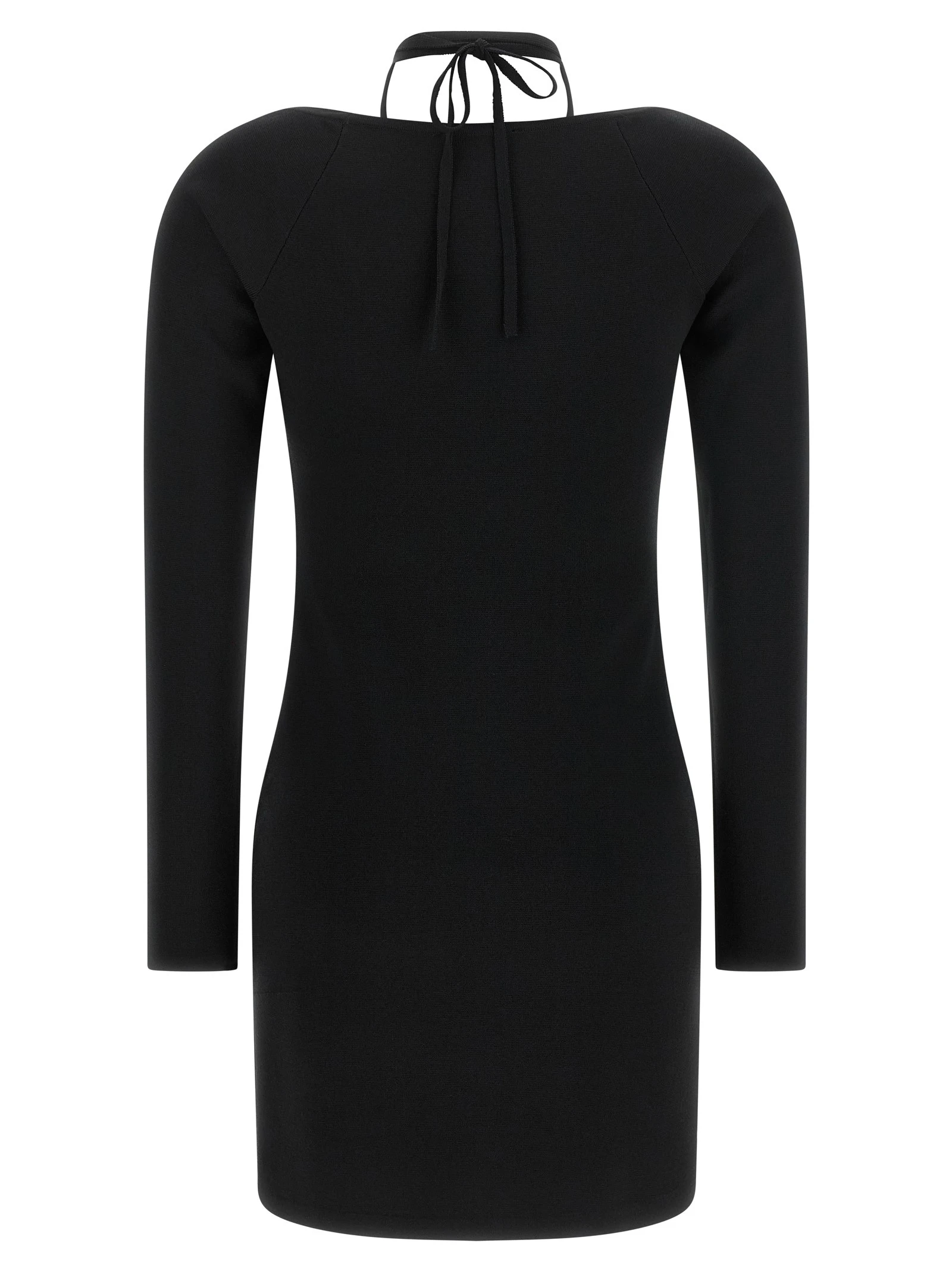 Fabric stitch knit dress