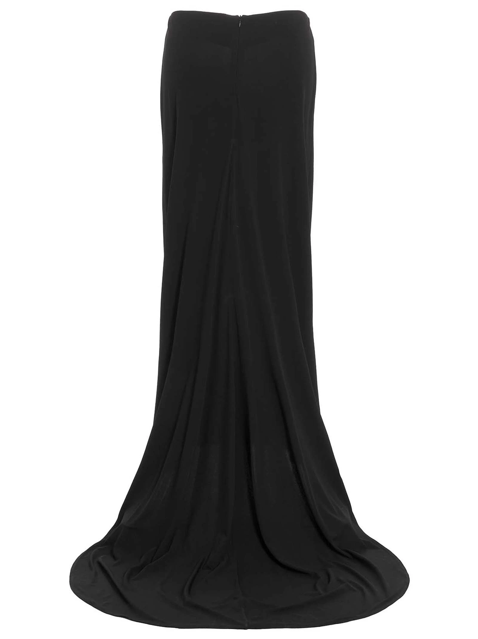 Asymmetrical long skirt