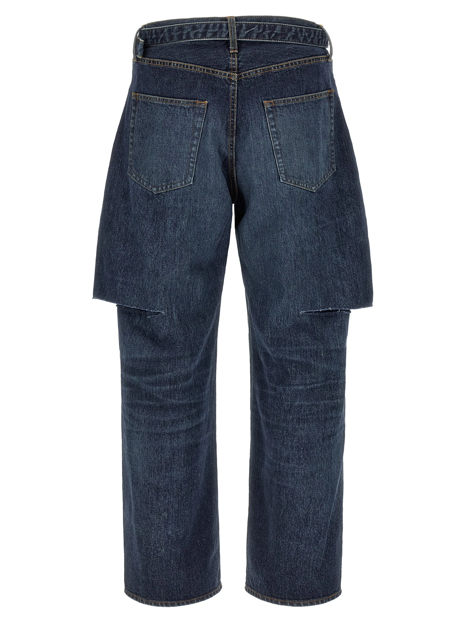 Cut-out jeans