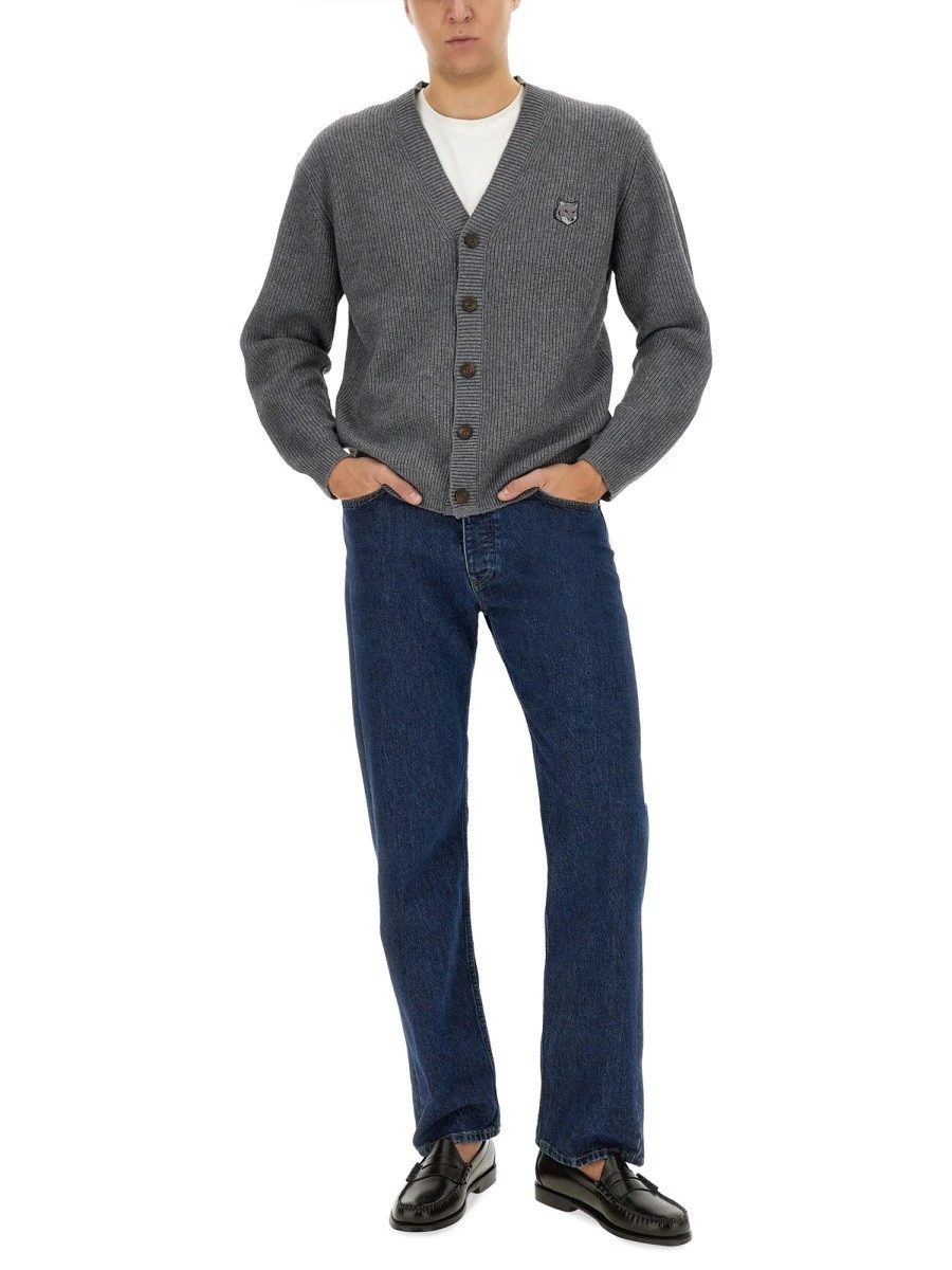 RIBBED CARDIGAN