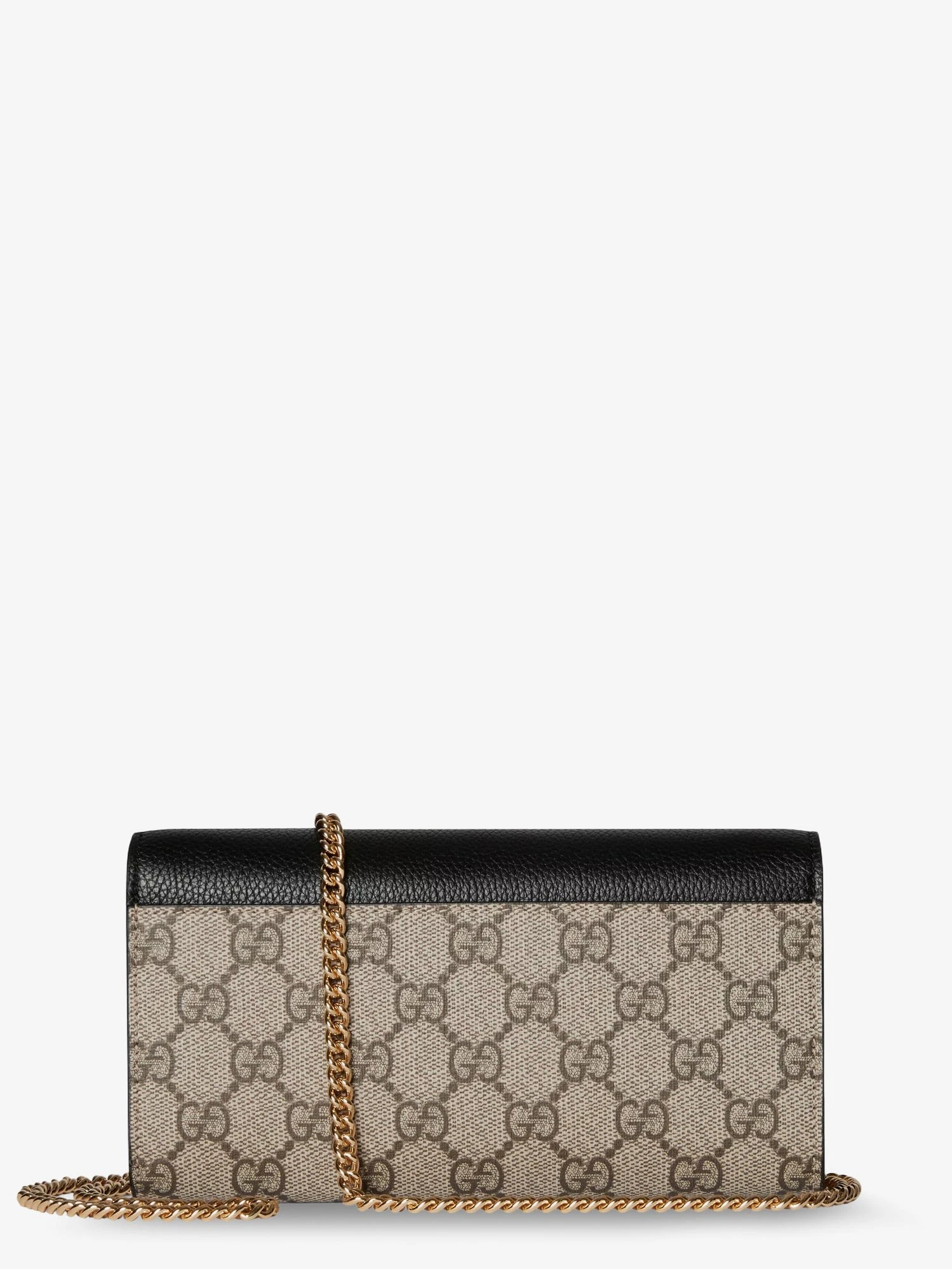 GG Marmont leather and GG Supreme fabric crossbody bag
