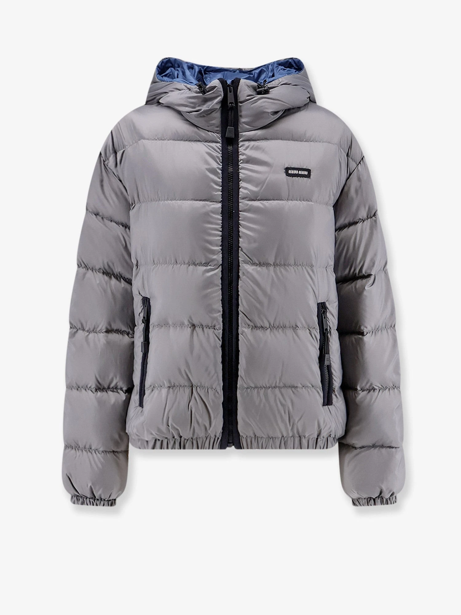 Recycled material down jacket