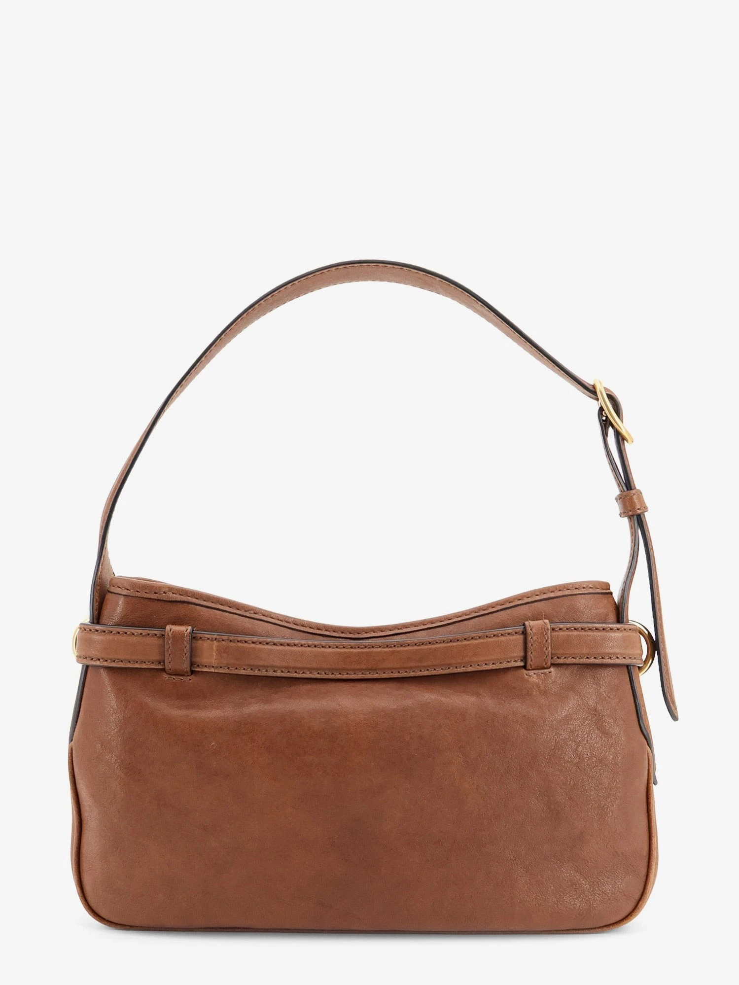Aventure leather bag with embossed front logo