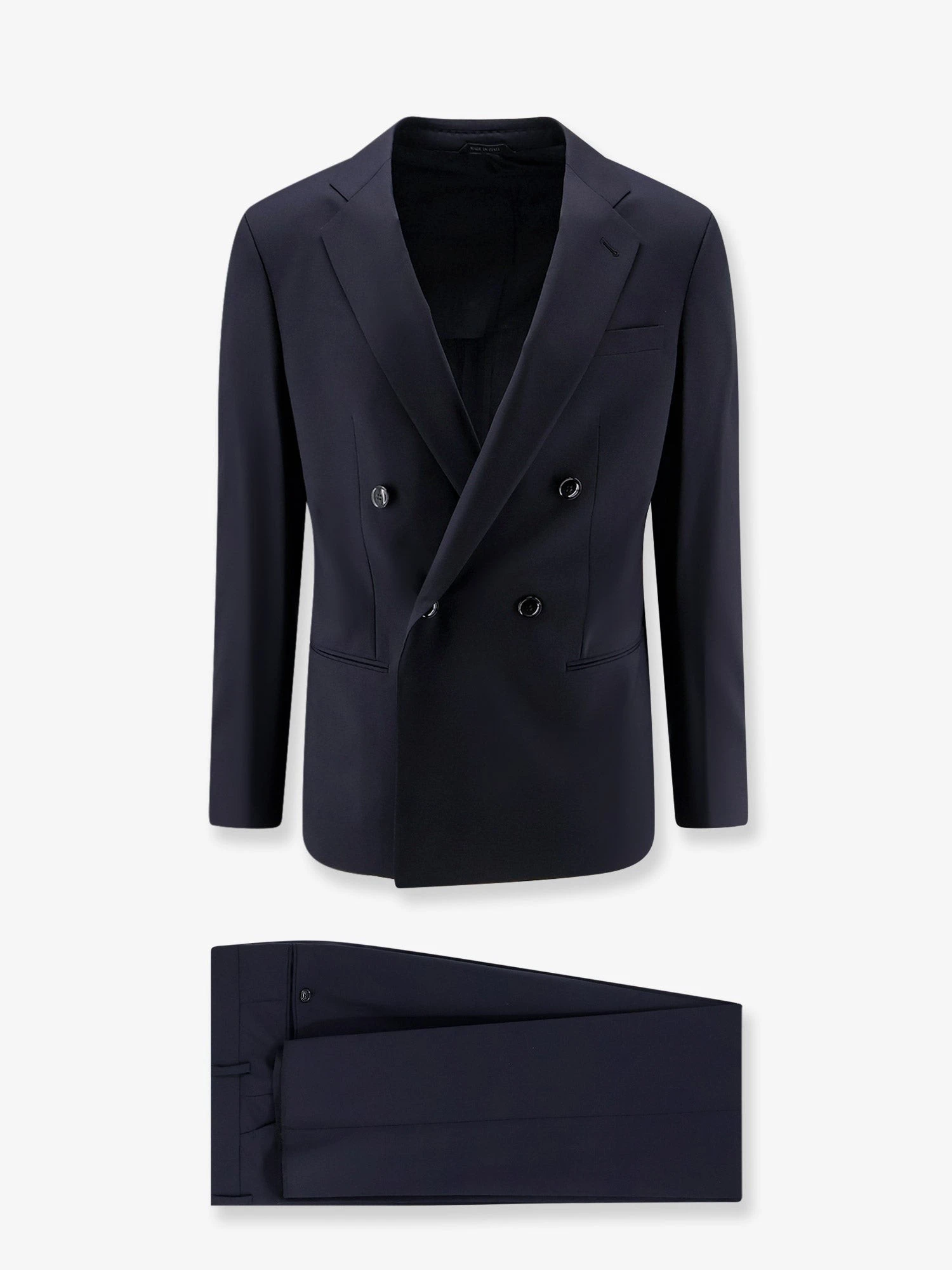Slim lightweight virgin wool suit