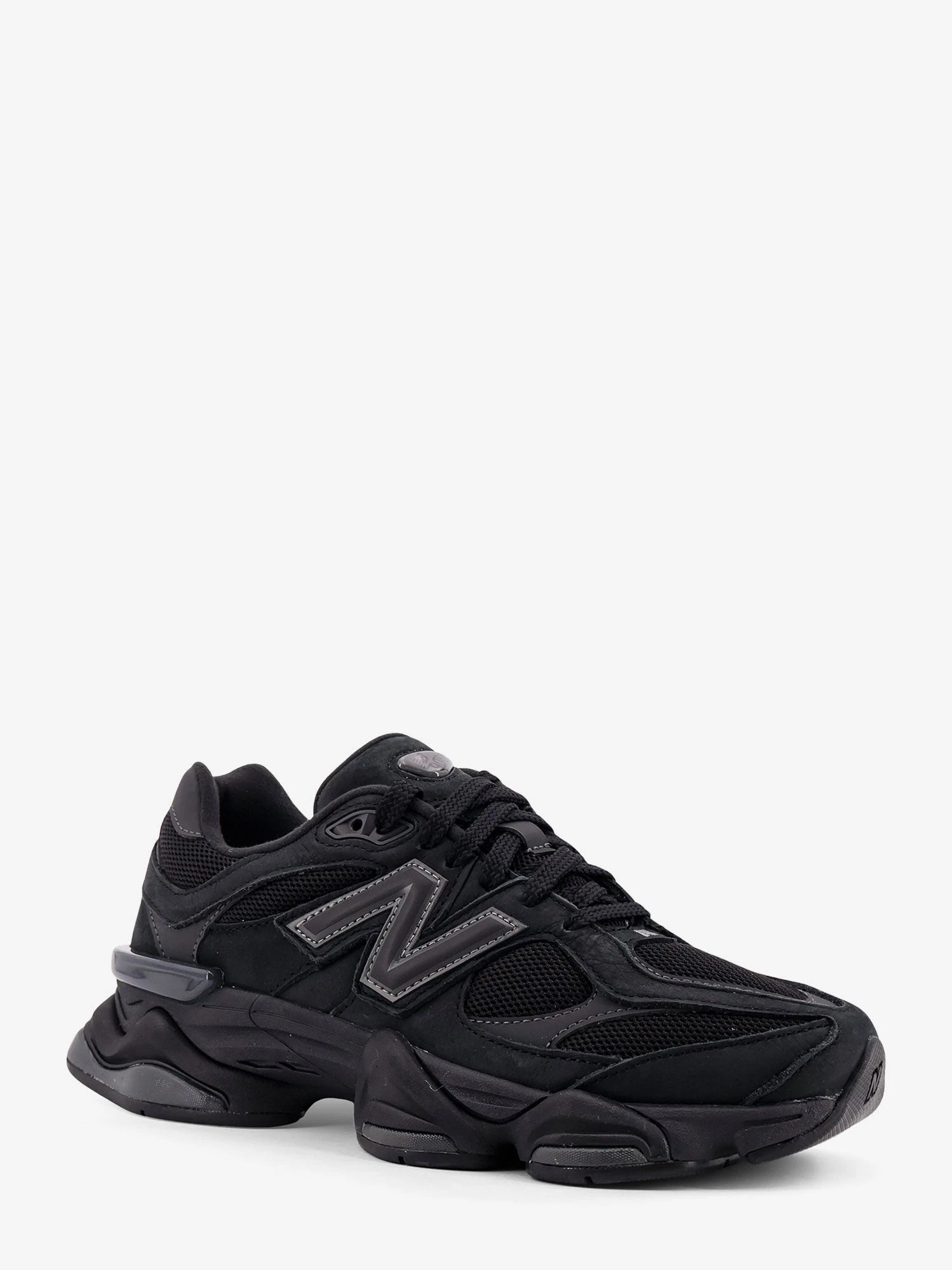9060 mesh and leather sneakers