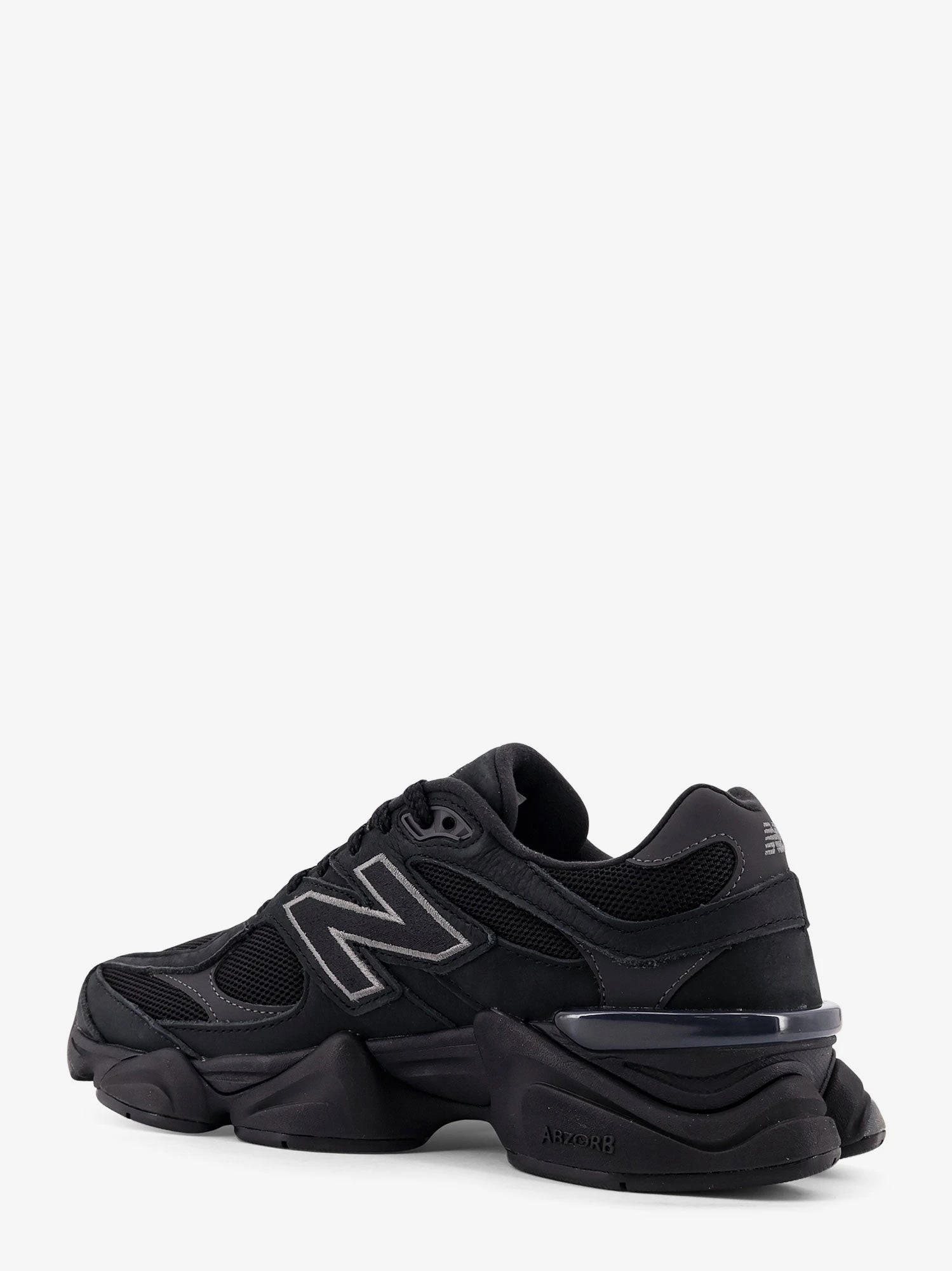 9060 mesh and leather sneakers