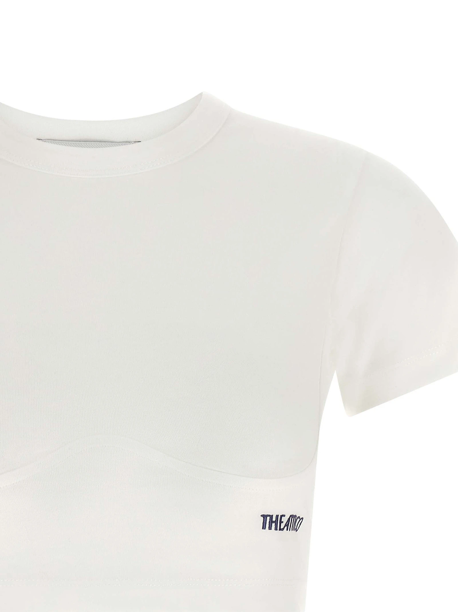 Bustier crop t-shirt