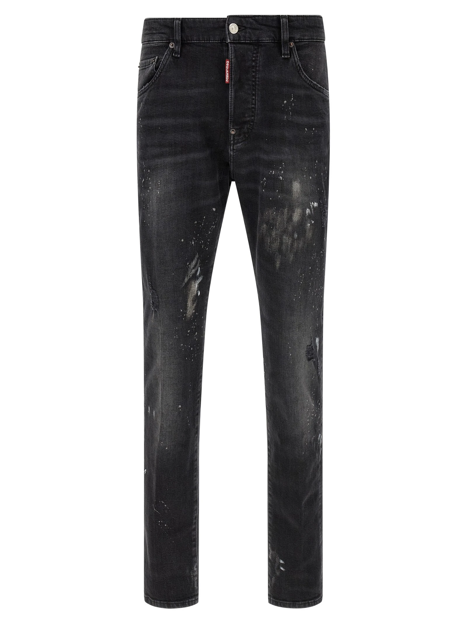 Splatter paint jeans