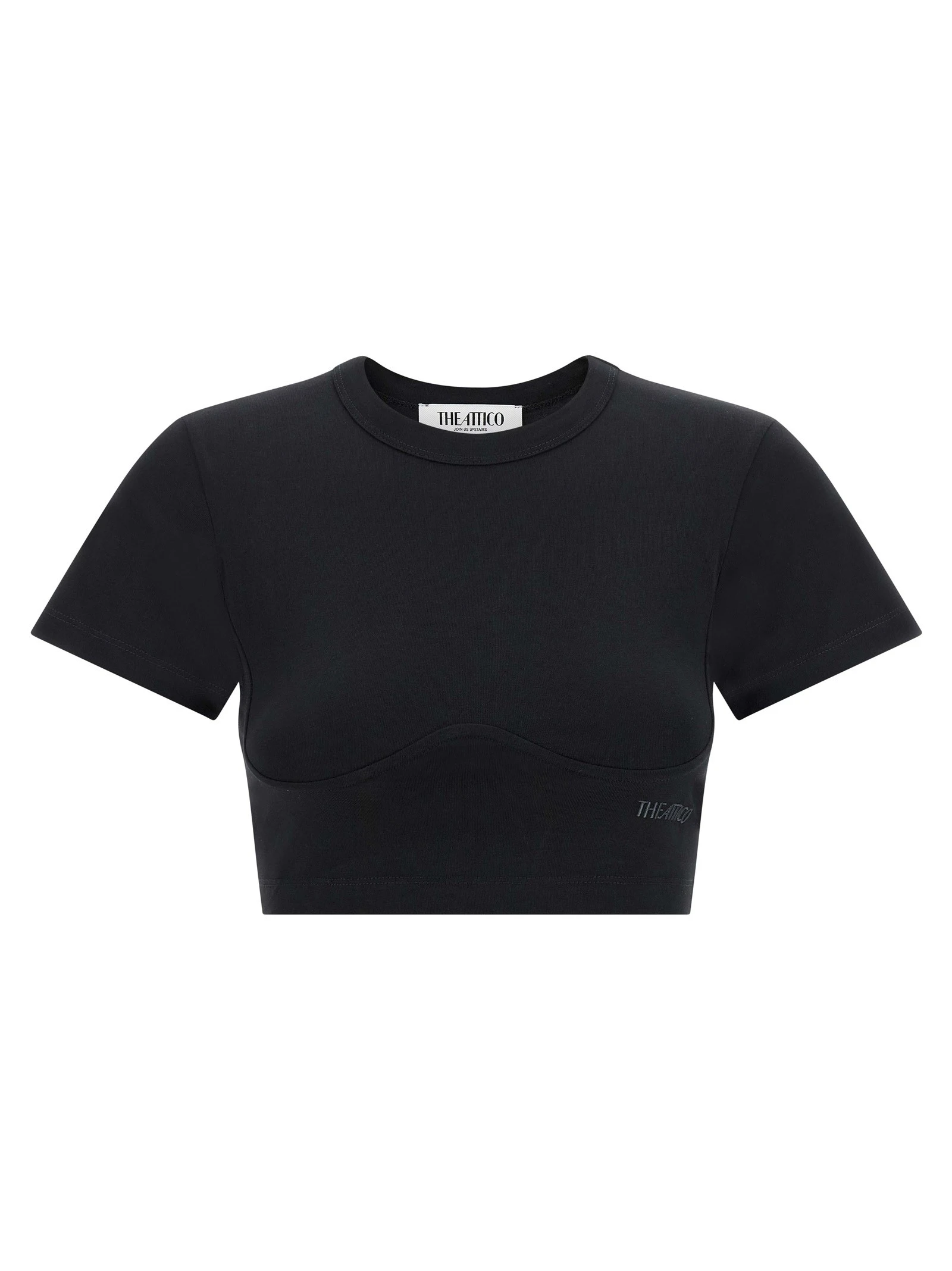 Bustier crop t-shirt