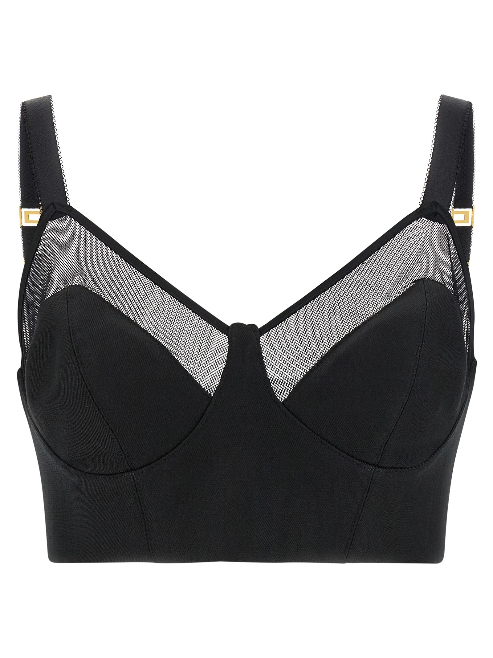 Cool wool and tulle top