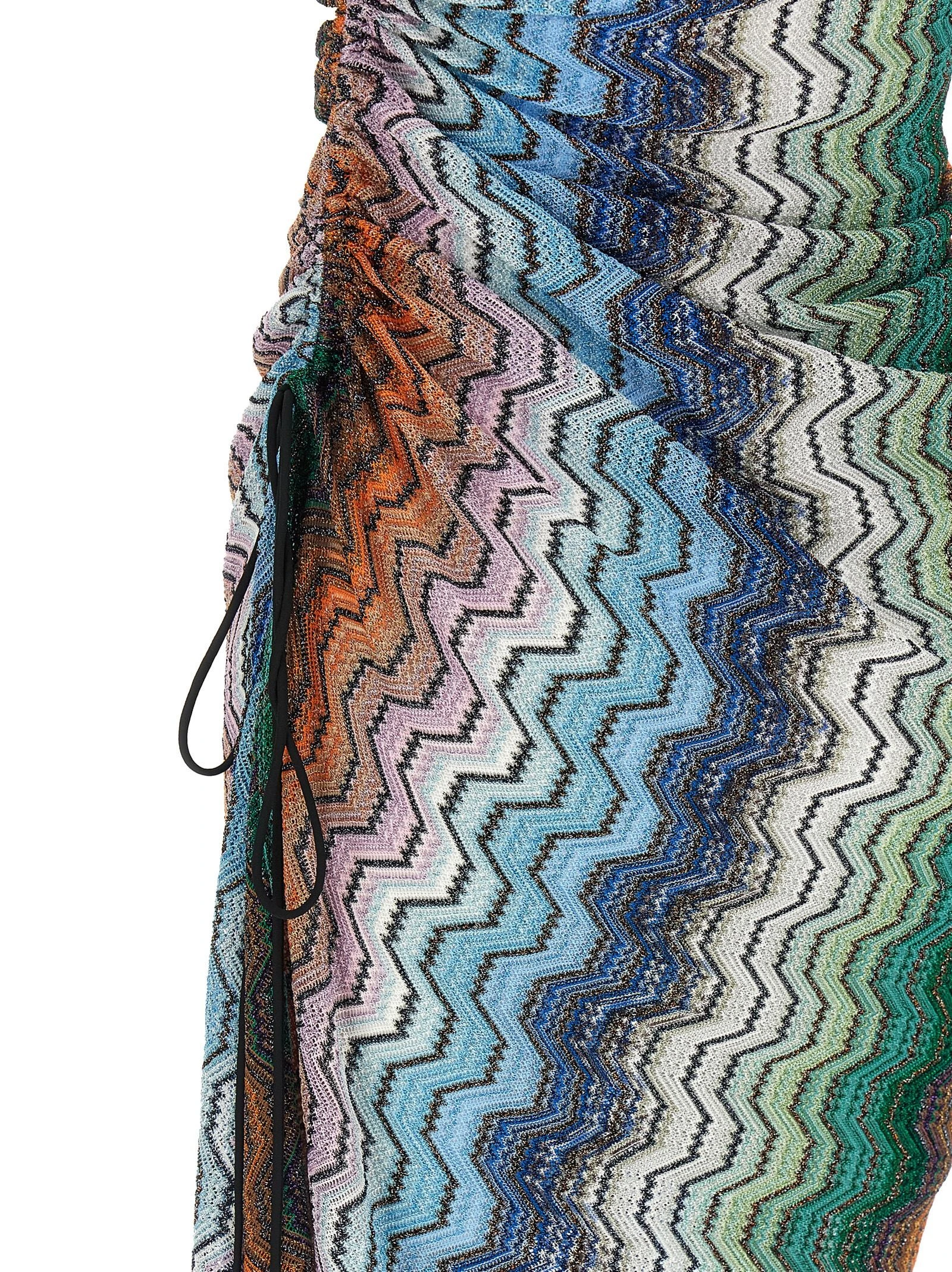 Greek motif cover-up dress