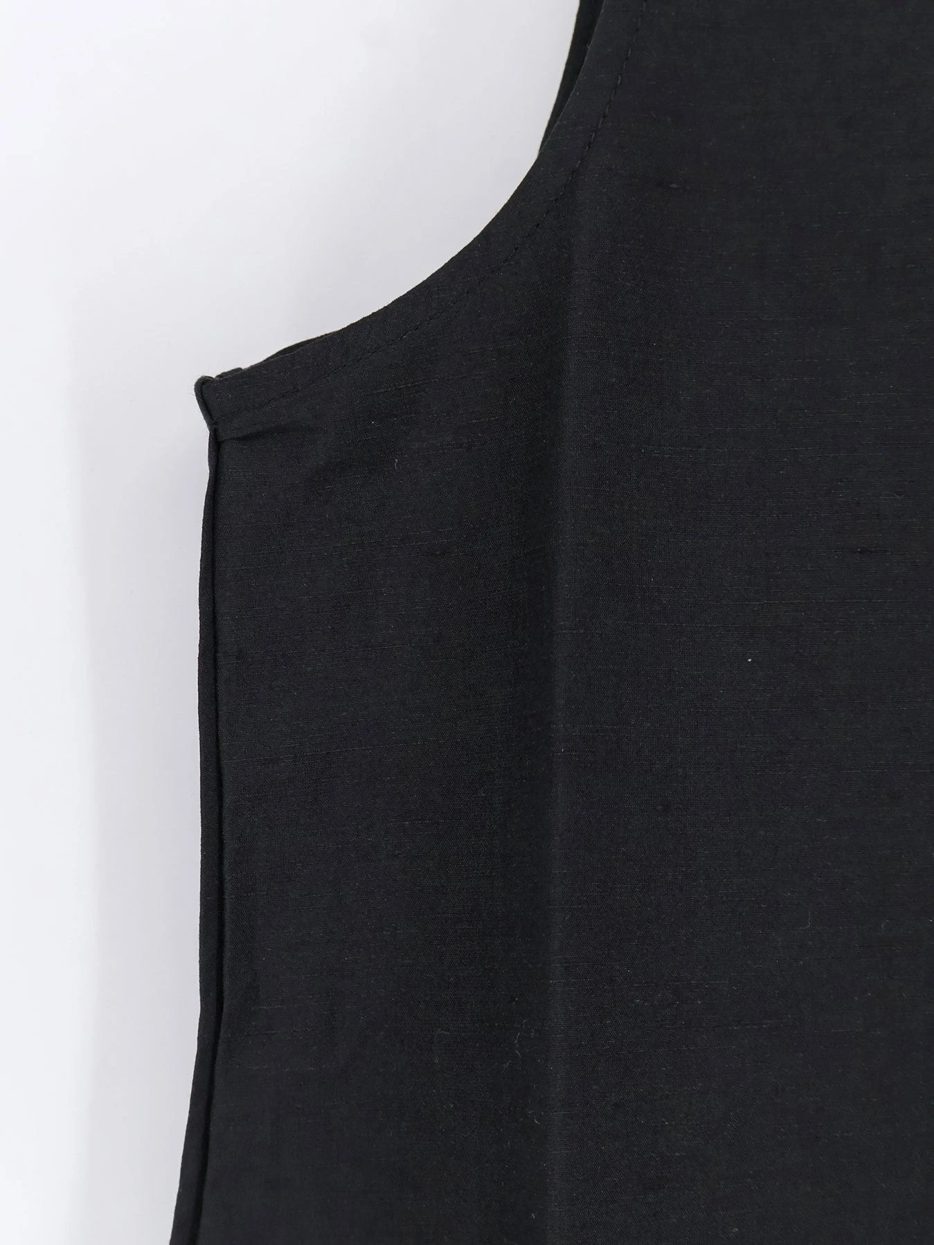 Hourglass linen and silk blend long dress