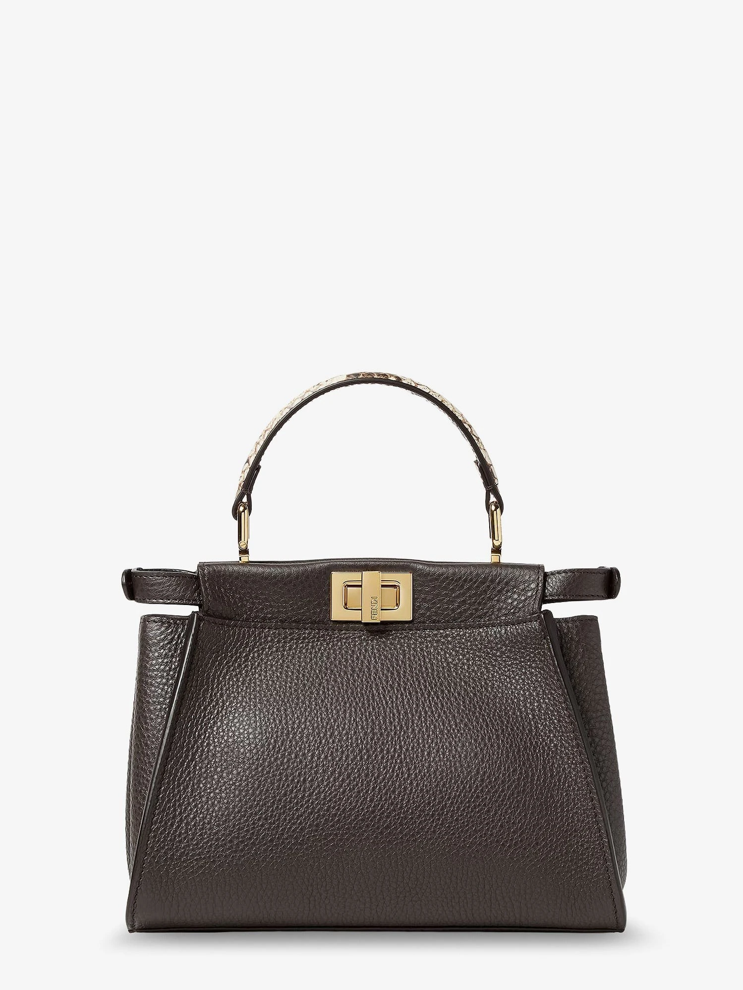 Peekaboo Mini hammered leather handbag