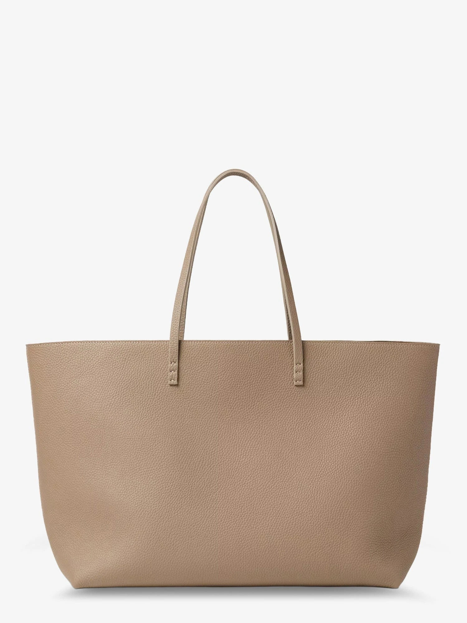 Roll Medium Leather Shopping Bag