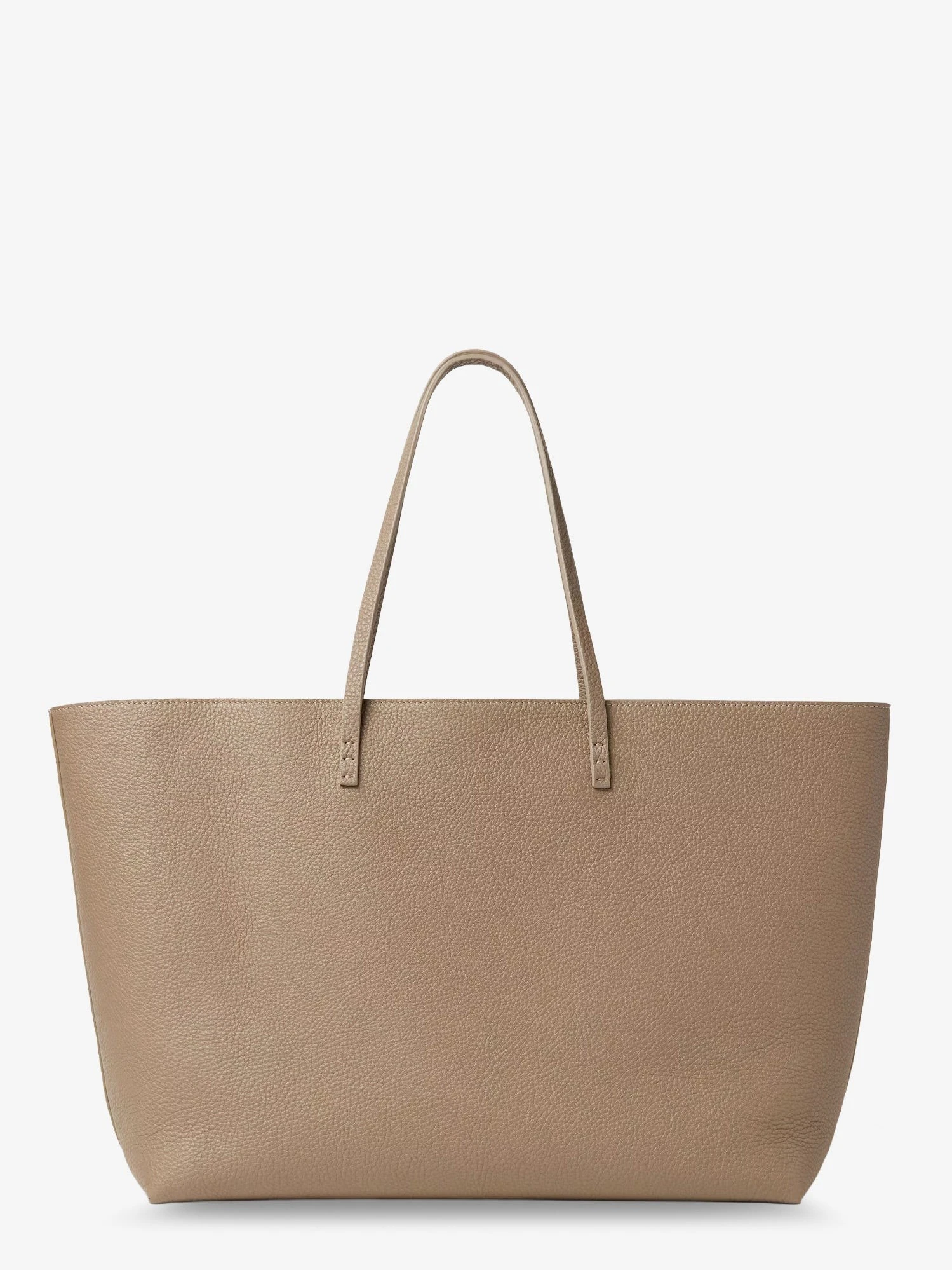 Roll Medium Leather Shopping Bag