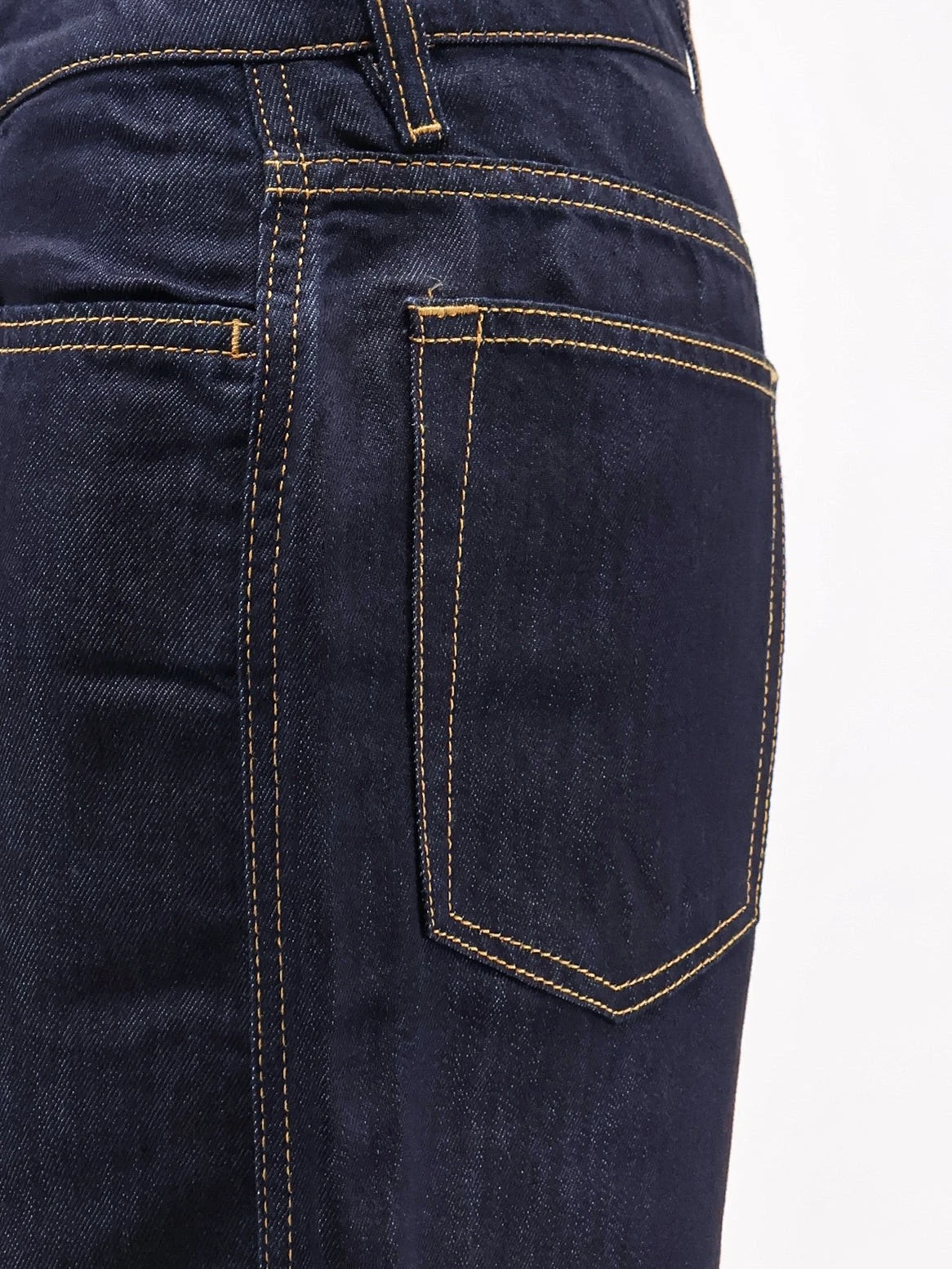 The Silk Kat Jeans with contrasting stitching