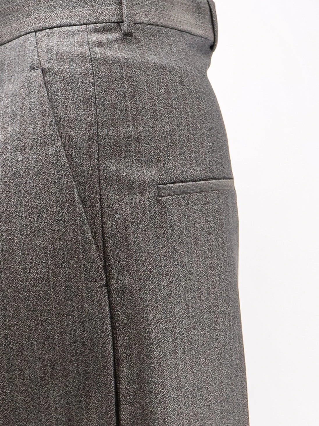 Wool and mohair trousers