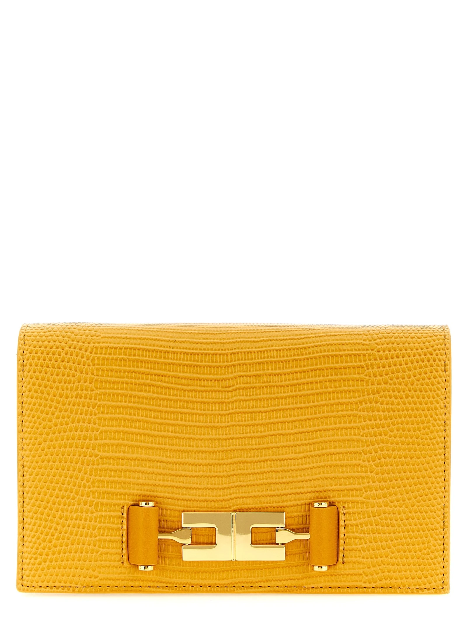 Lizard print crossbody bag