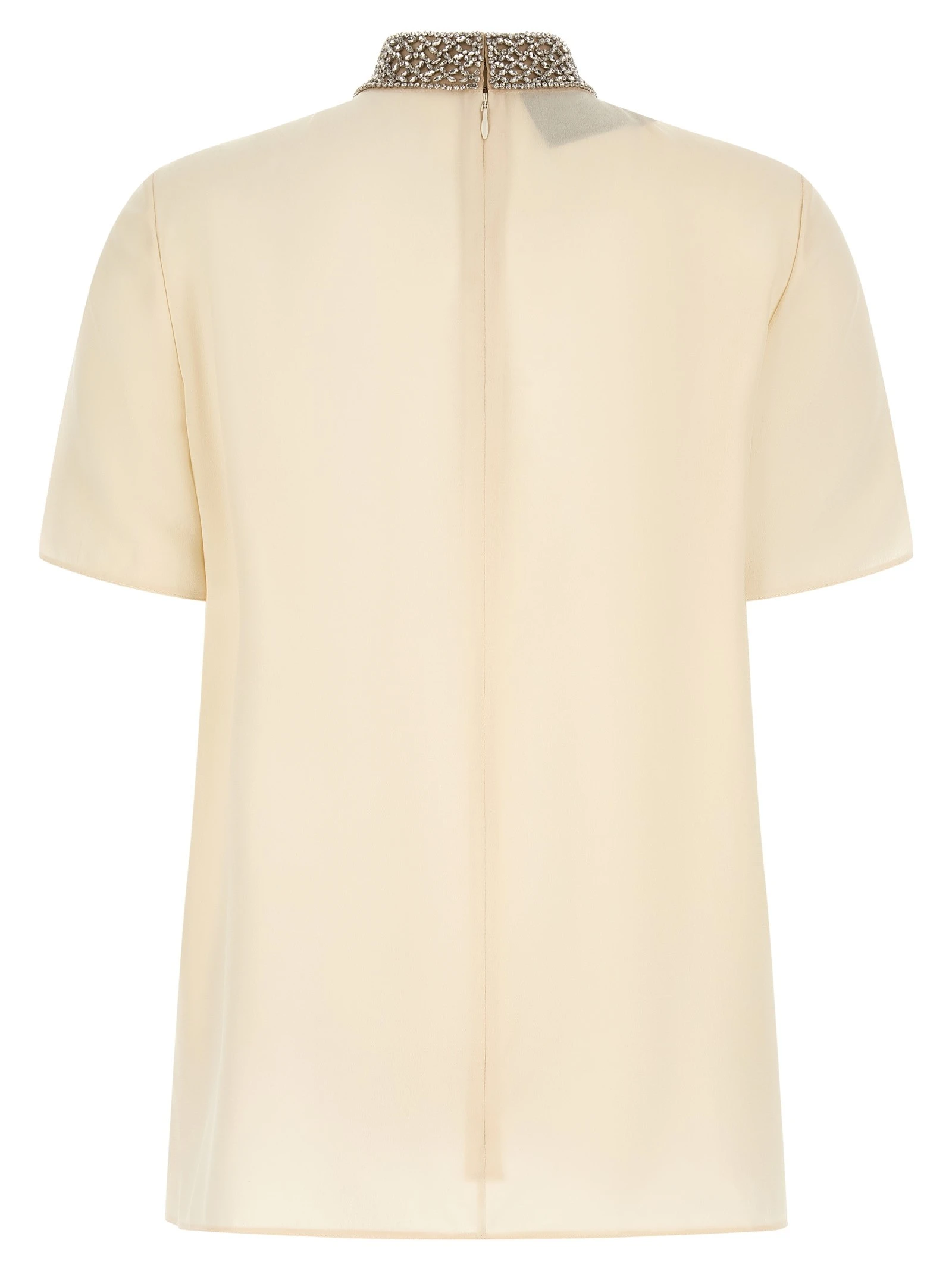 Valentino Garavani jewel collar top