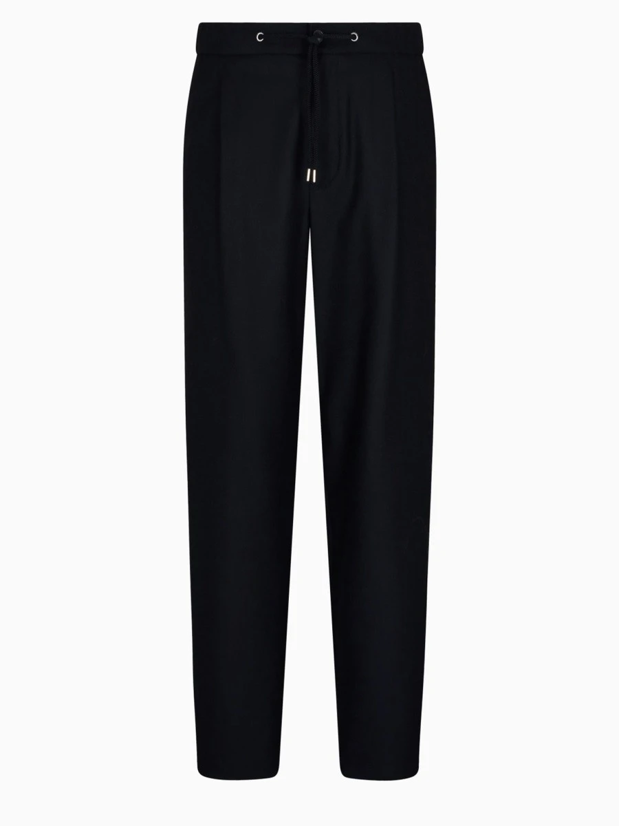 PANTALONE IN DRAP DI CASHMERE STRETCH