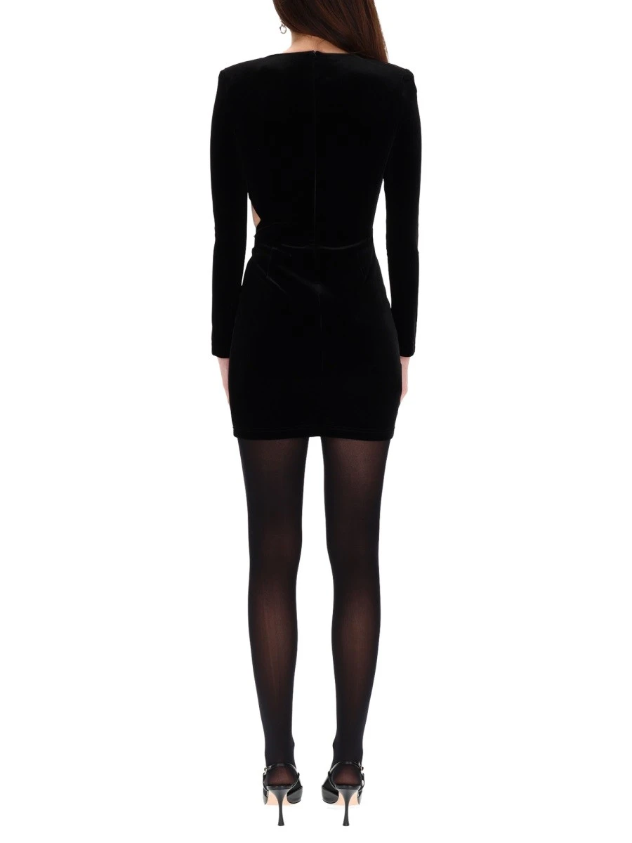 MINI VELVET DRESS