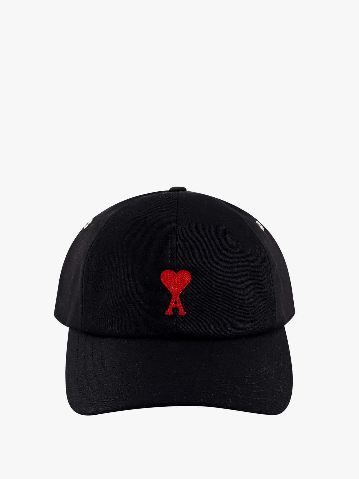 Cotton hat with embroidered logo on the front