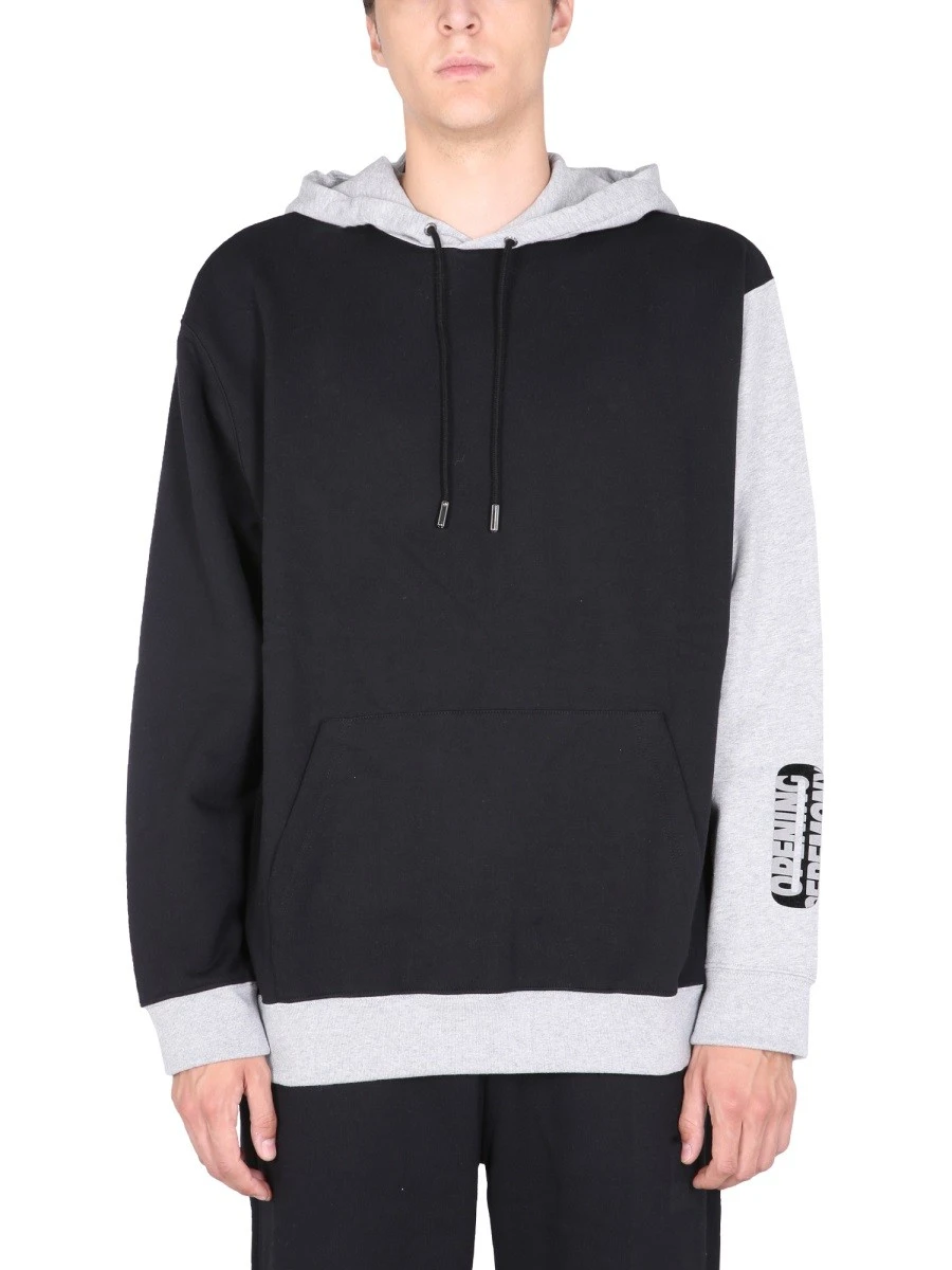 SWEATSHIRT WITH FLOCKED LOGO.webp