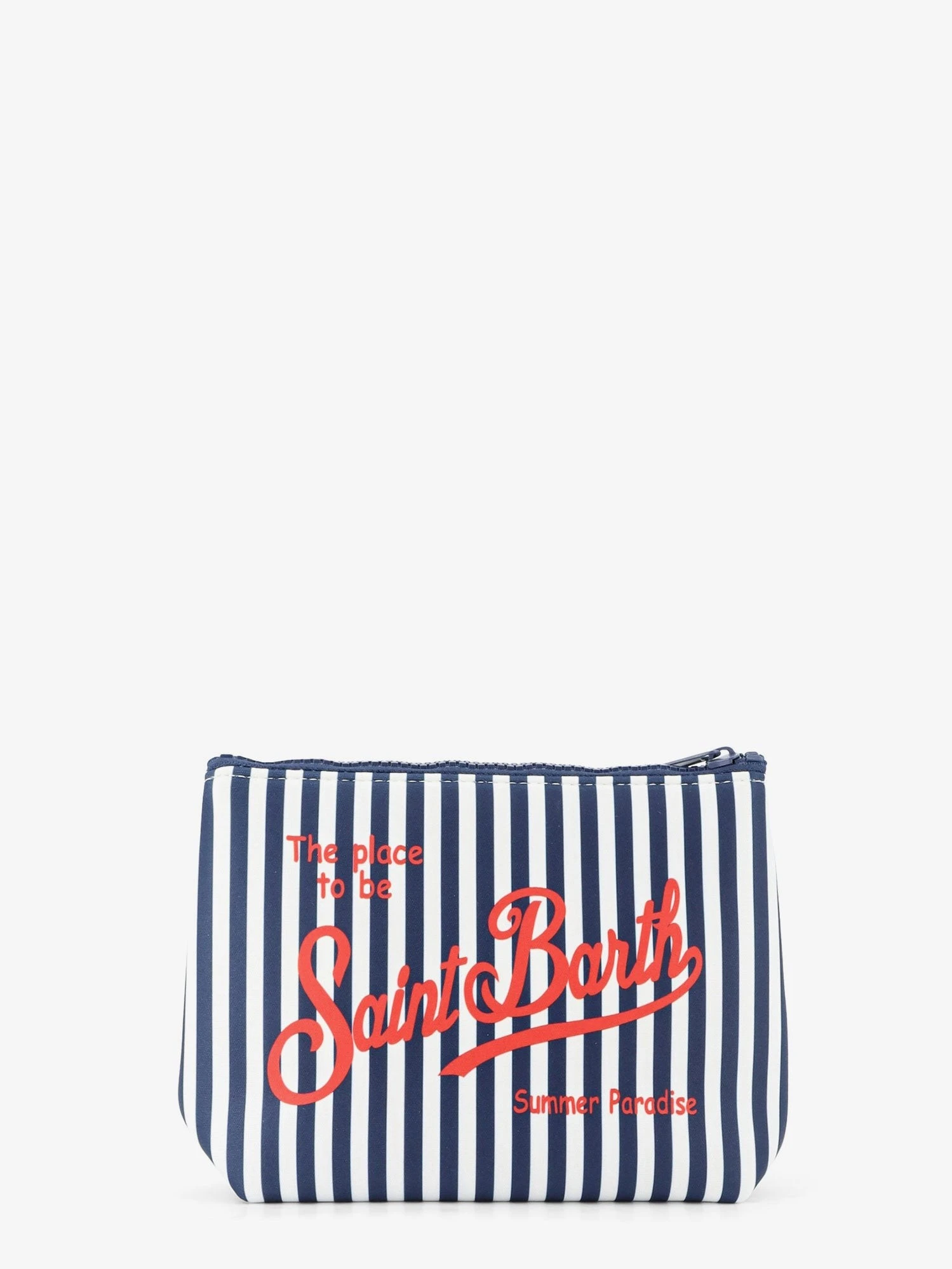 Aline scuba clutch with striped pattern.webp