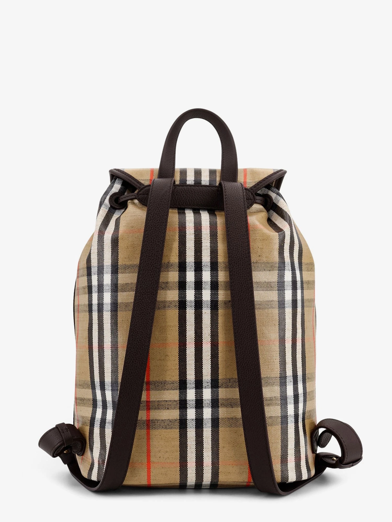 Highlands coated canvas backpack with front logo.webp