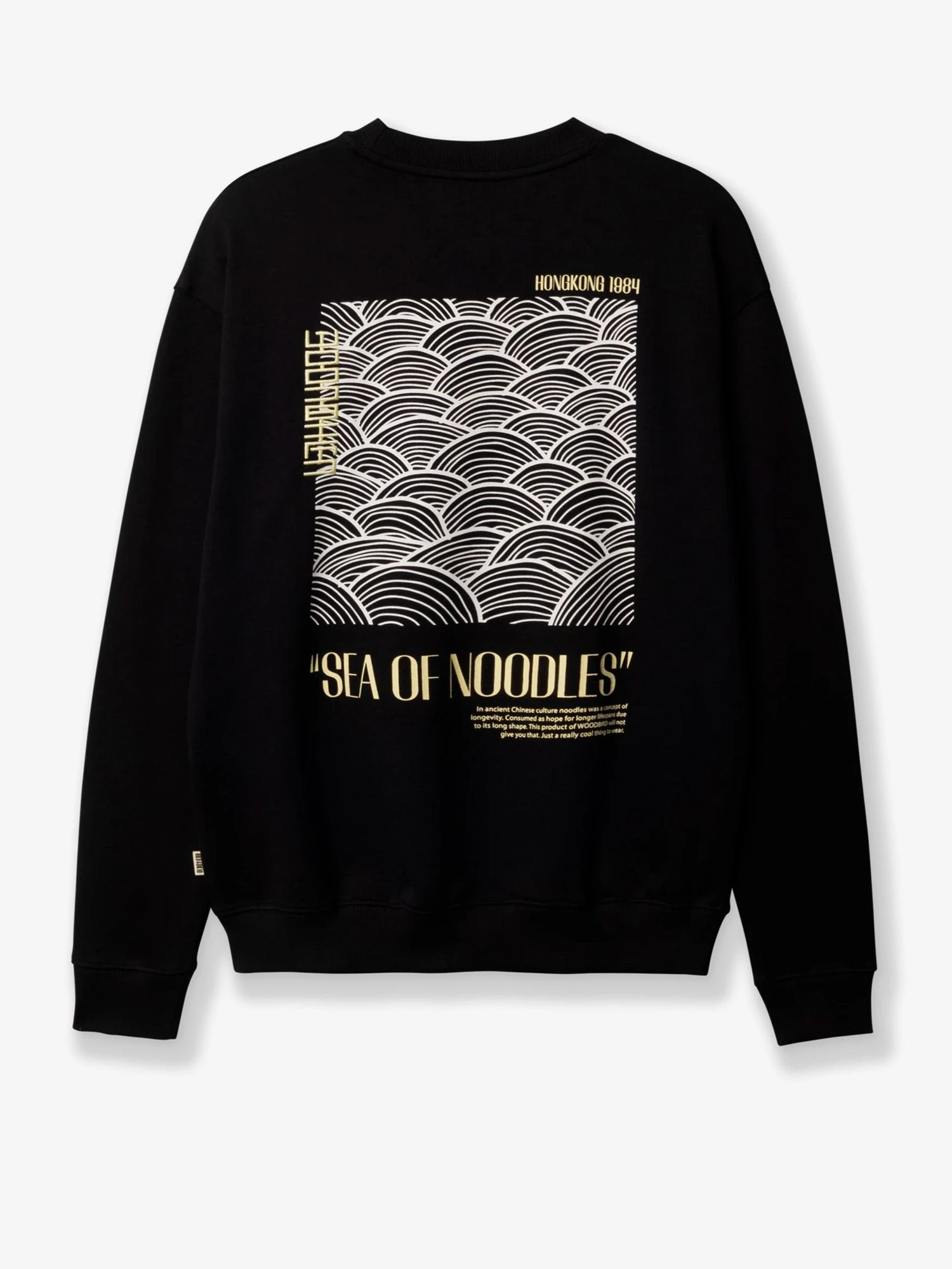 Cotton sweater with front logo print.webp