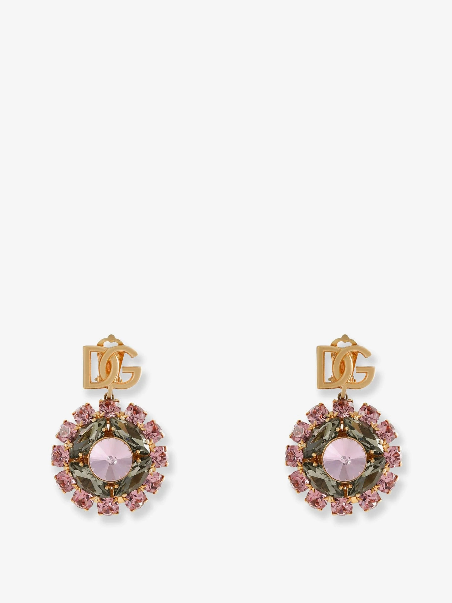 Multicolored brass earrings.webp