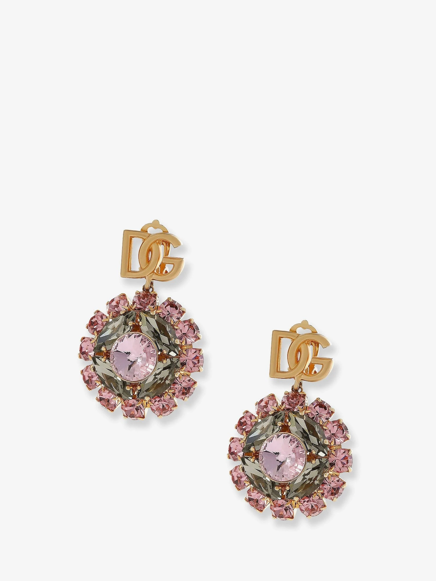 Multicolored brass earrings.webp