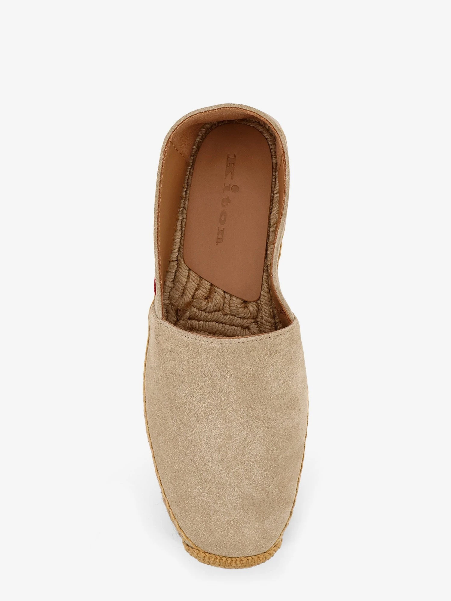 Suede espadrilles with iconic stitching.webp