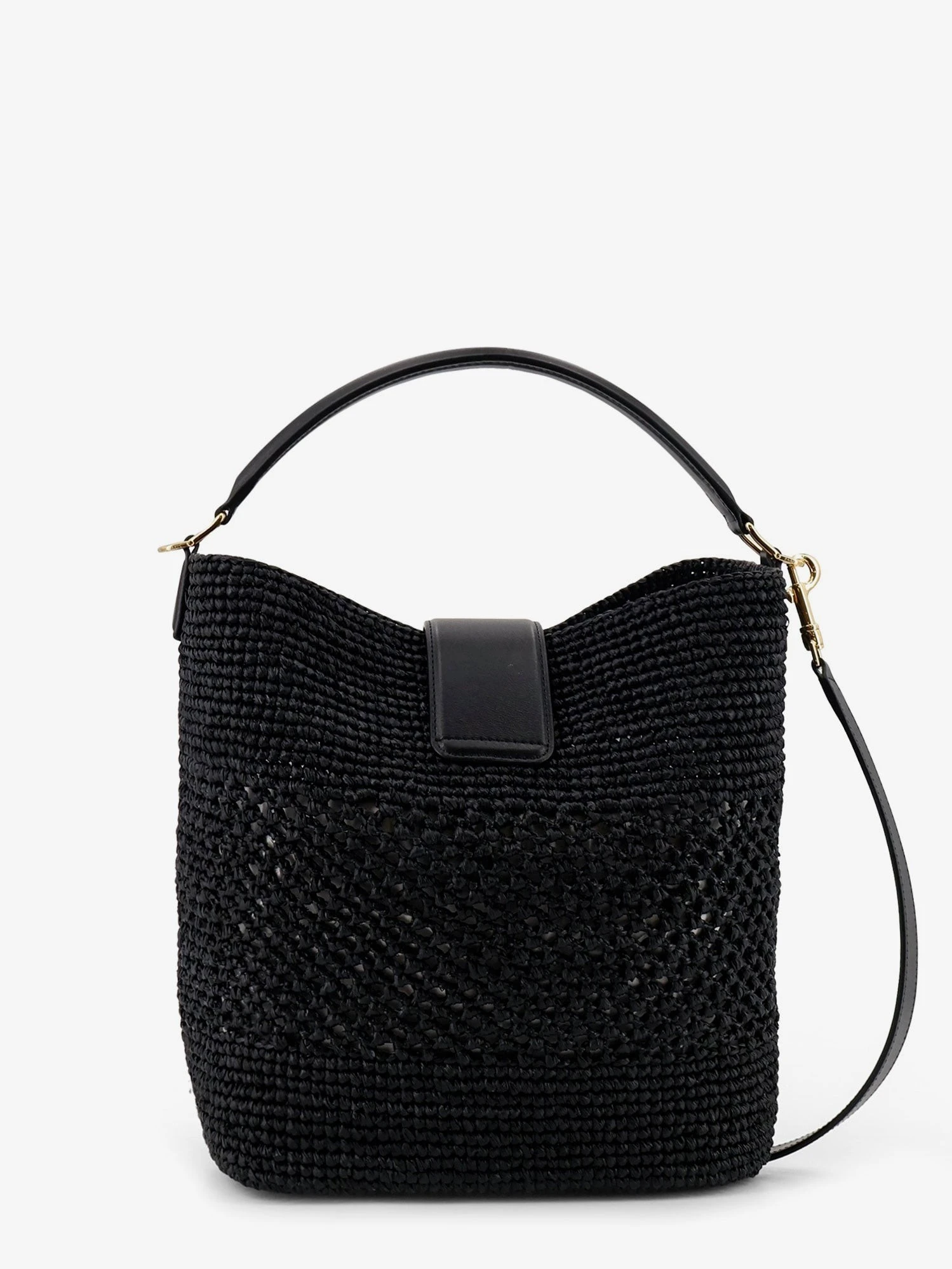 Louise Medium Raffia Bucket Bag.webp